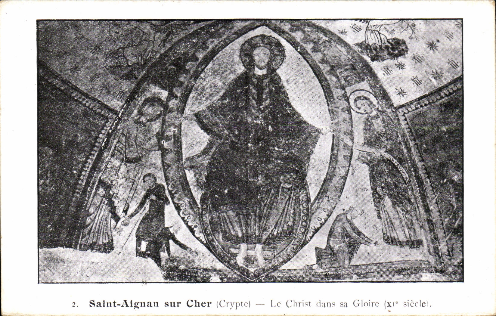 CPA Saint Aignan sur Cher Crypte Le Christ dans sa gloire (11eme)