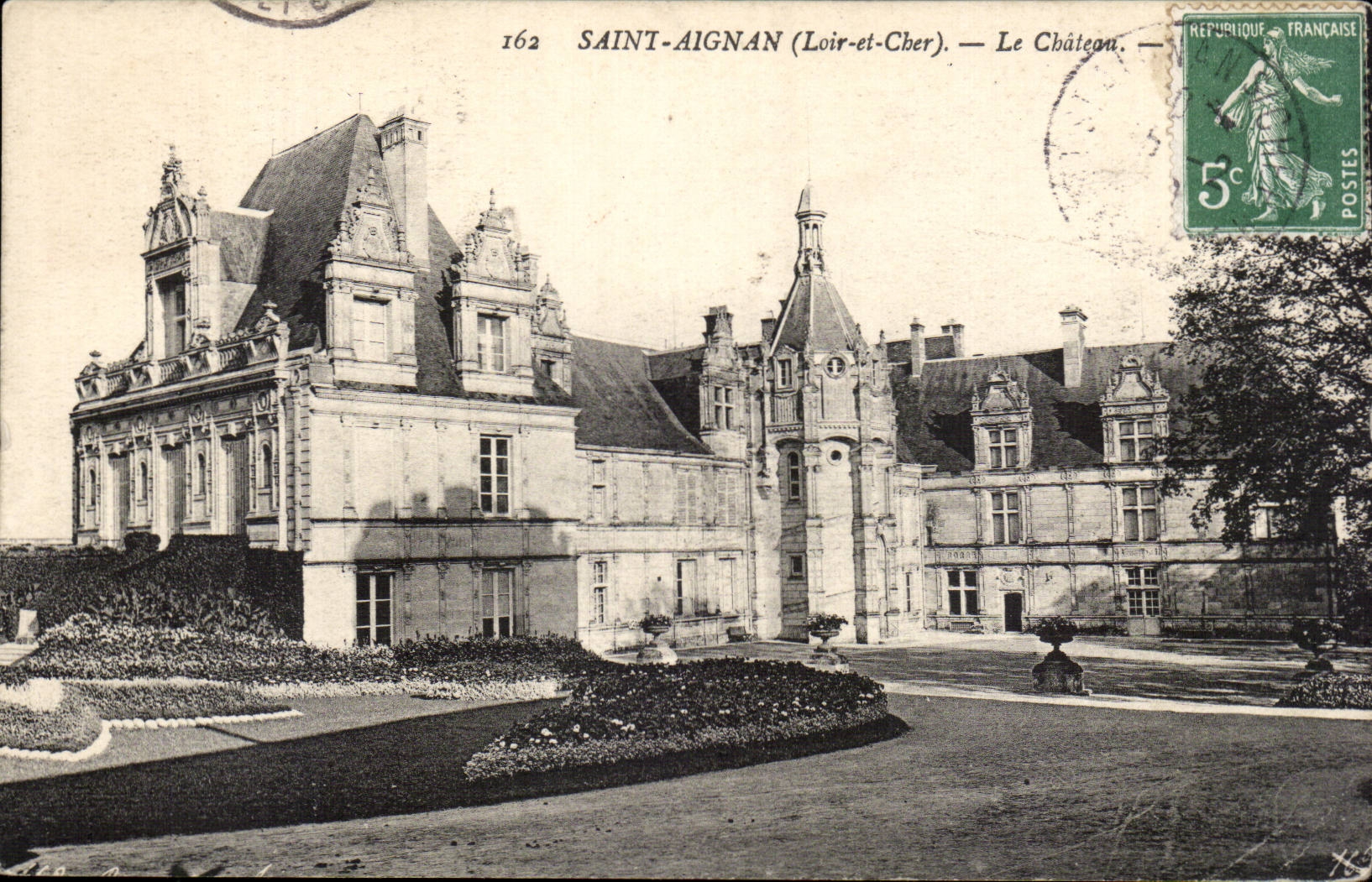 CPA Saint Aignan sur Cher Le chateau