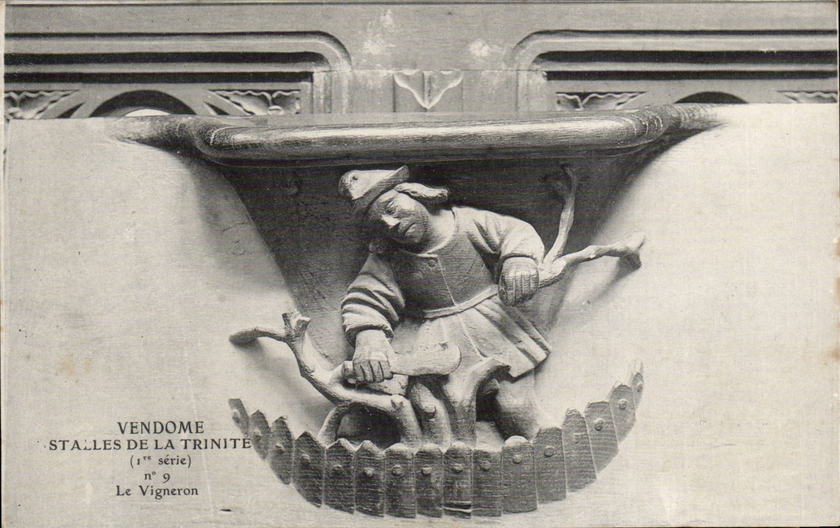 CPA Vendome Stalles de la Trinite Le vigneron