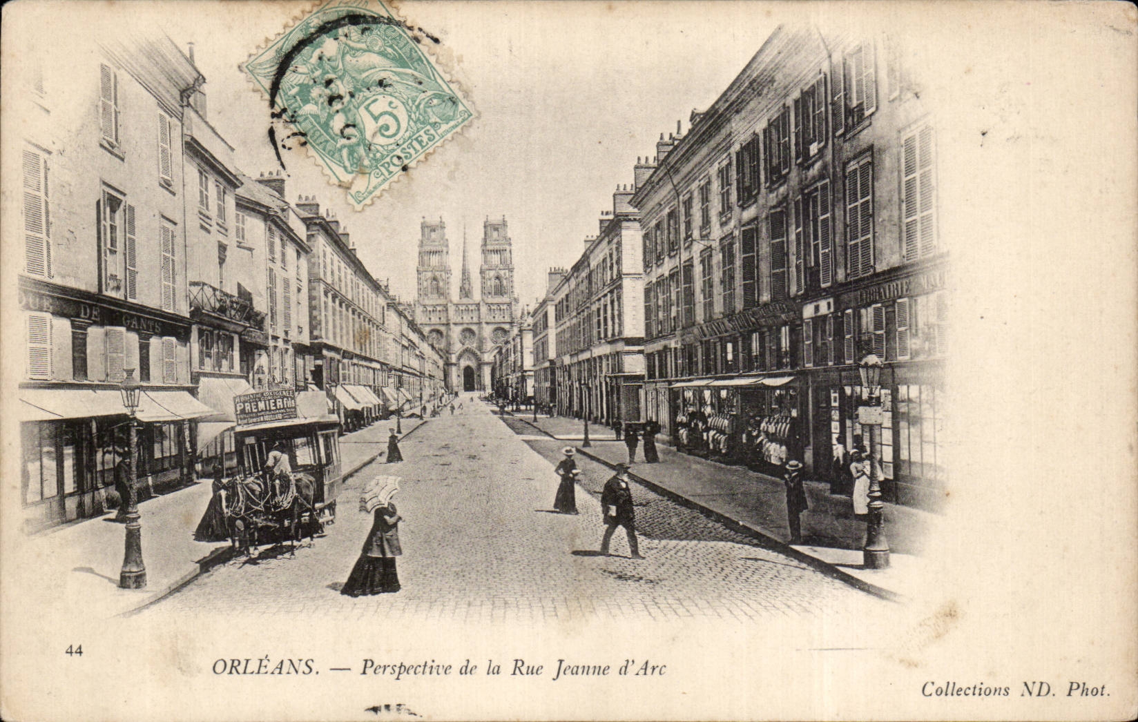 CPA Orleans Persective of the street Jeanne d' Arc