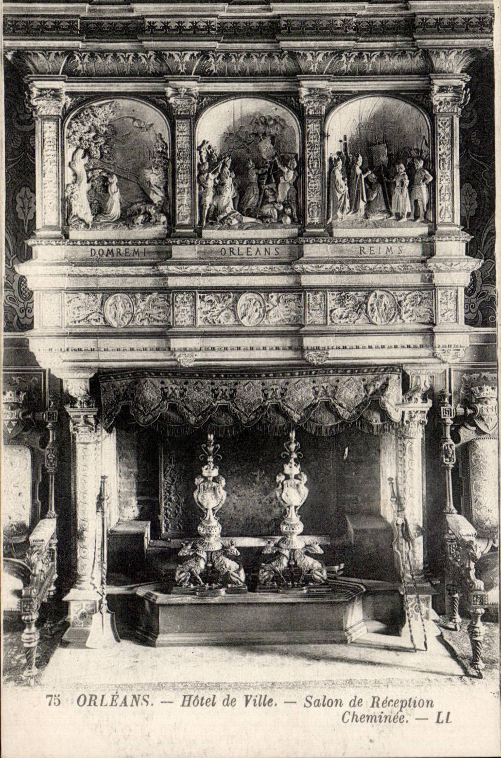CPA Orleans Town hall Reception room Chimney