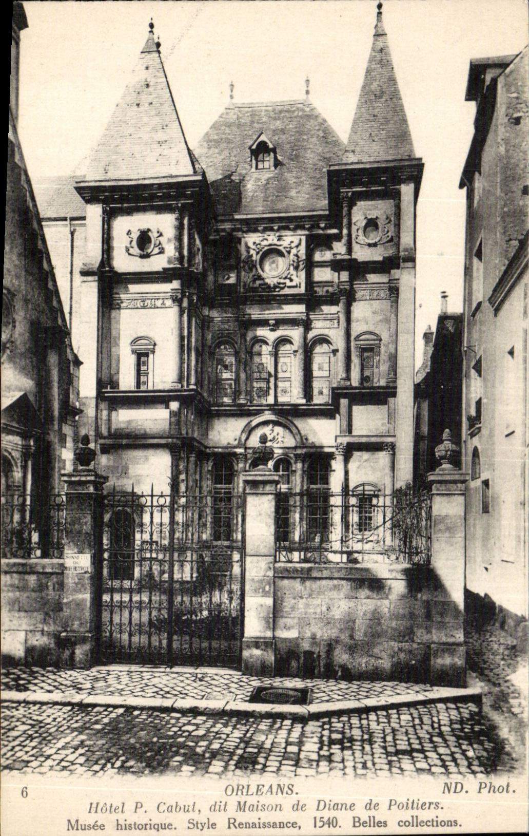 CPA Orleans Hotel P Cabut known as House of Poitiers