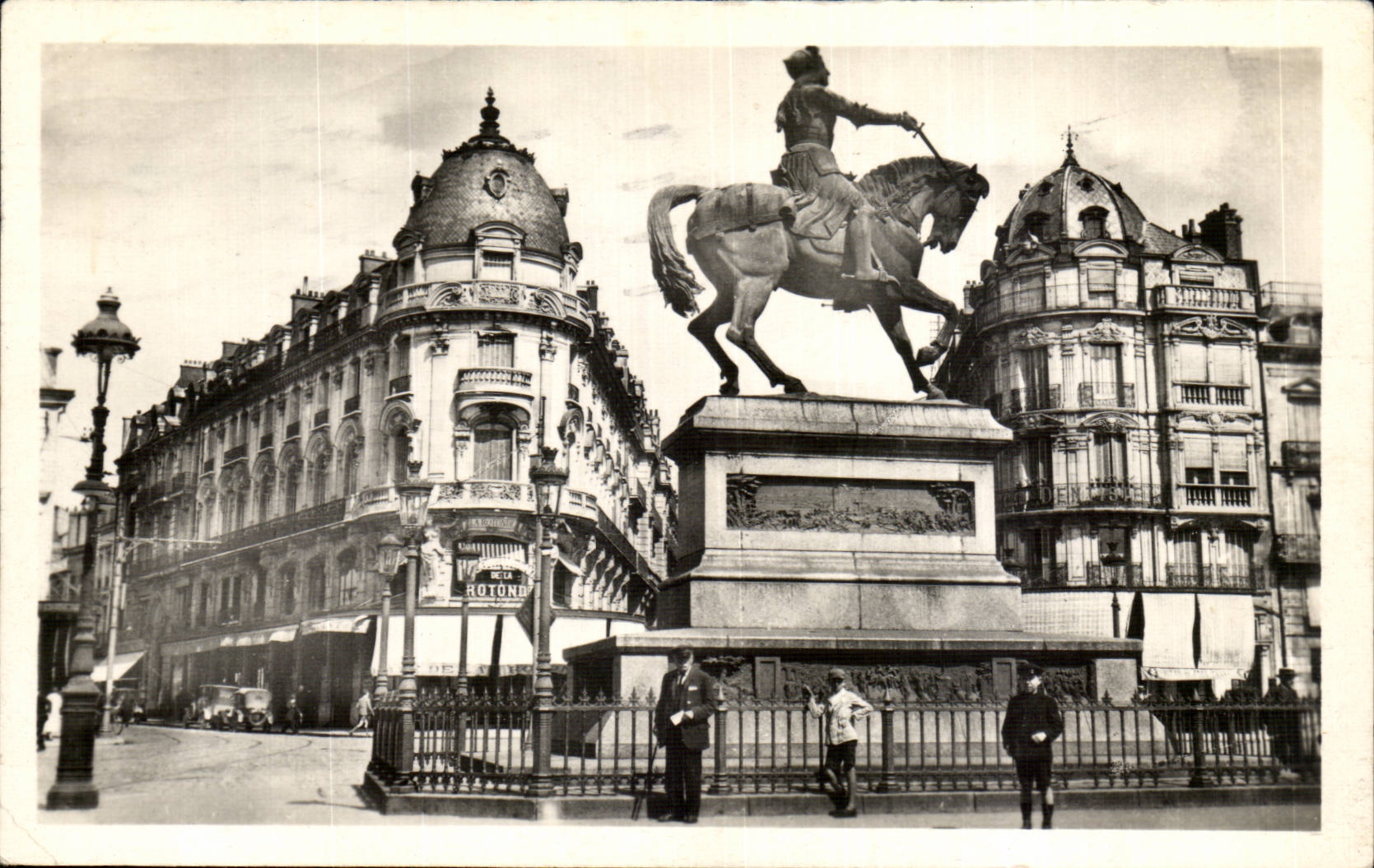 CPA Orleans Statue of Jeanne of arc Places of Martroi