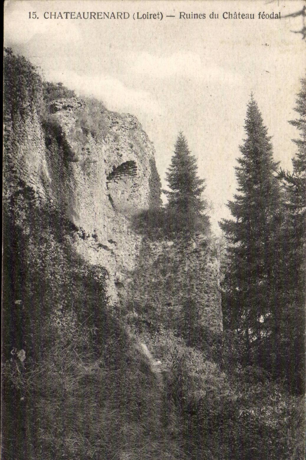 CPA Chateaurenard Ruins of the feudal castle
