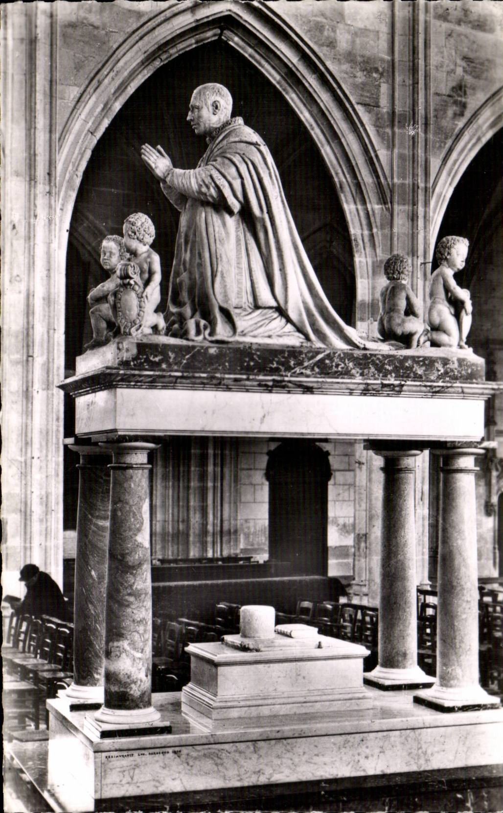 CPSM Clery Saint Andre Tombeau of Louis XI