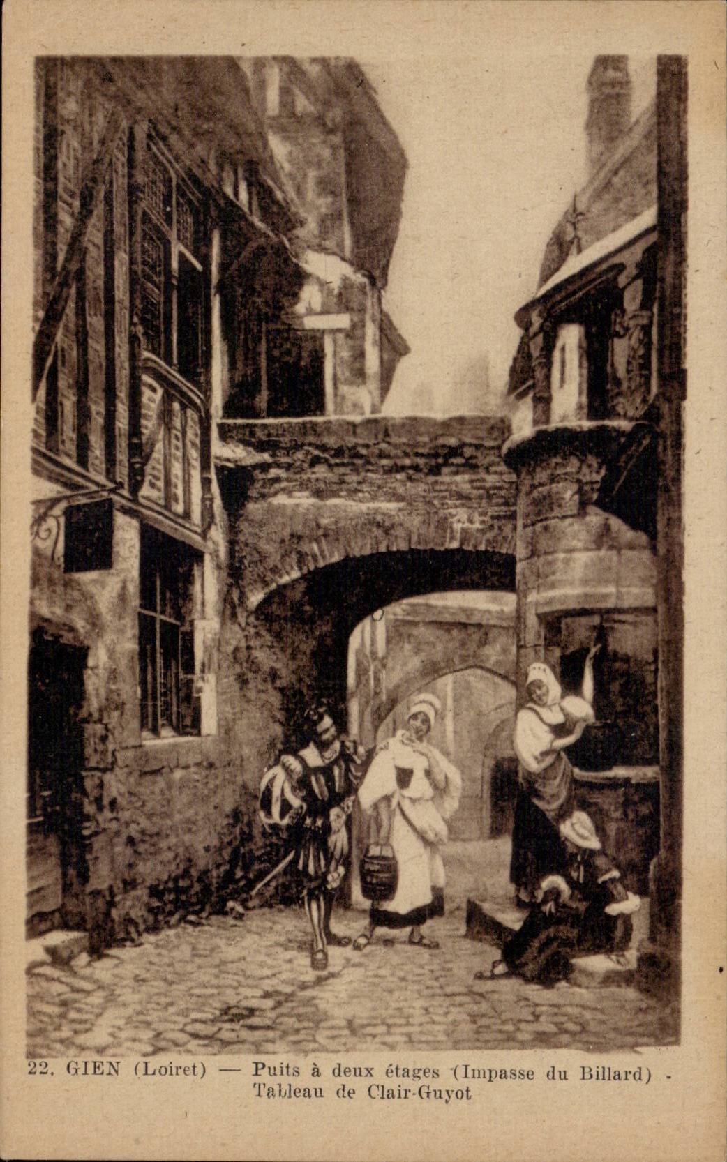 CPA Gien Puits has two Impasse stages of Billiards Table of Clear Guyot