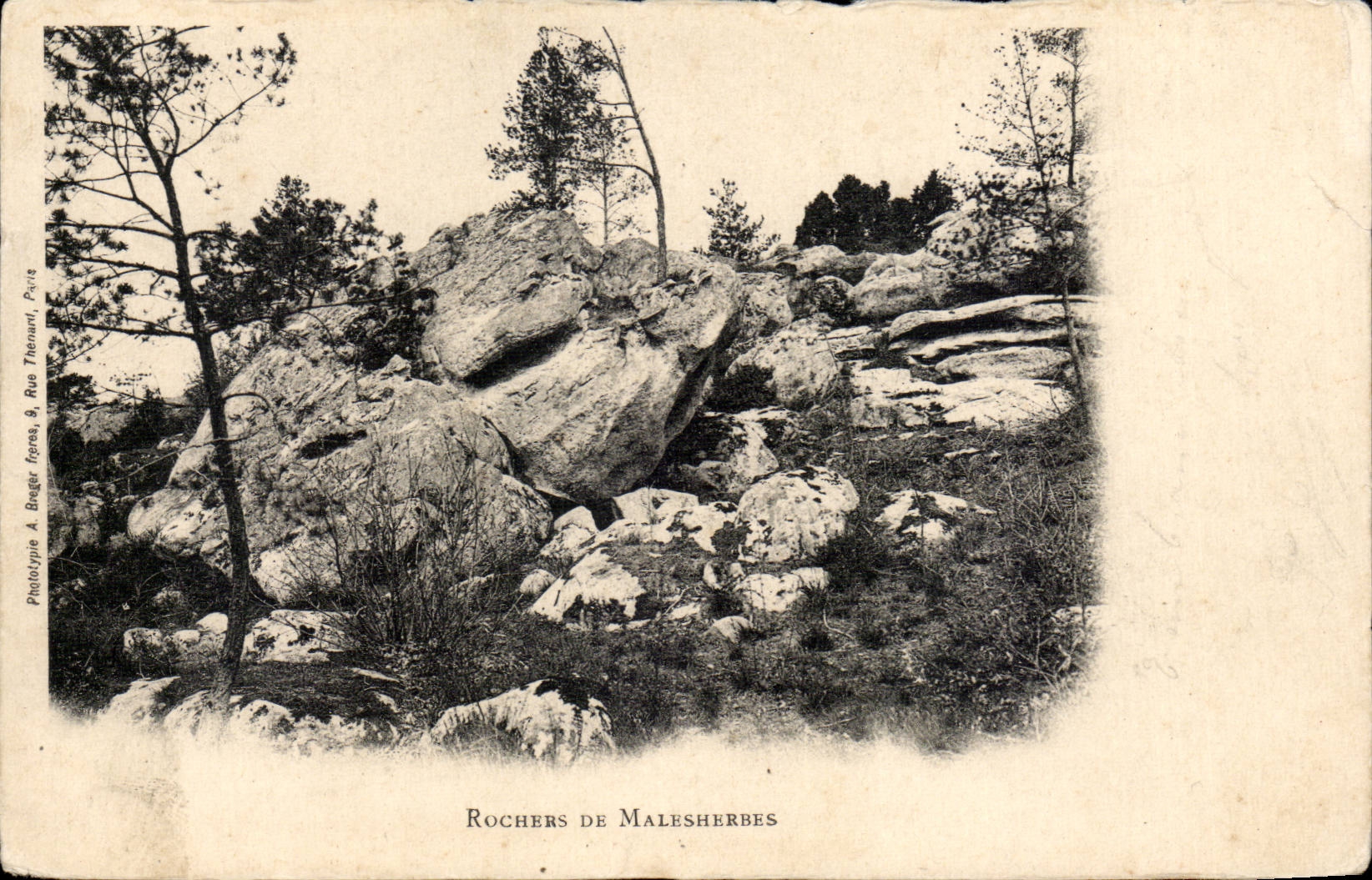 CPA Rocks of Malesherbes