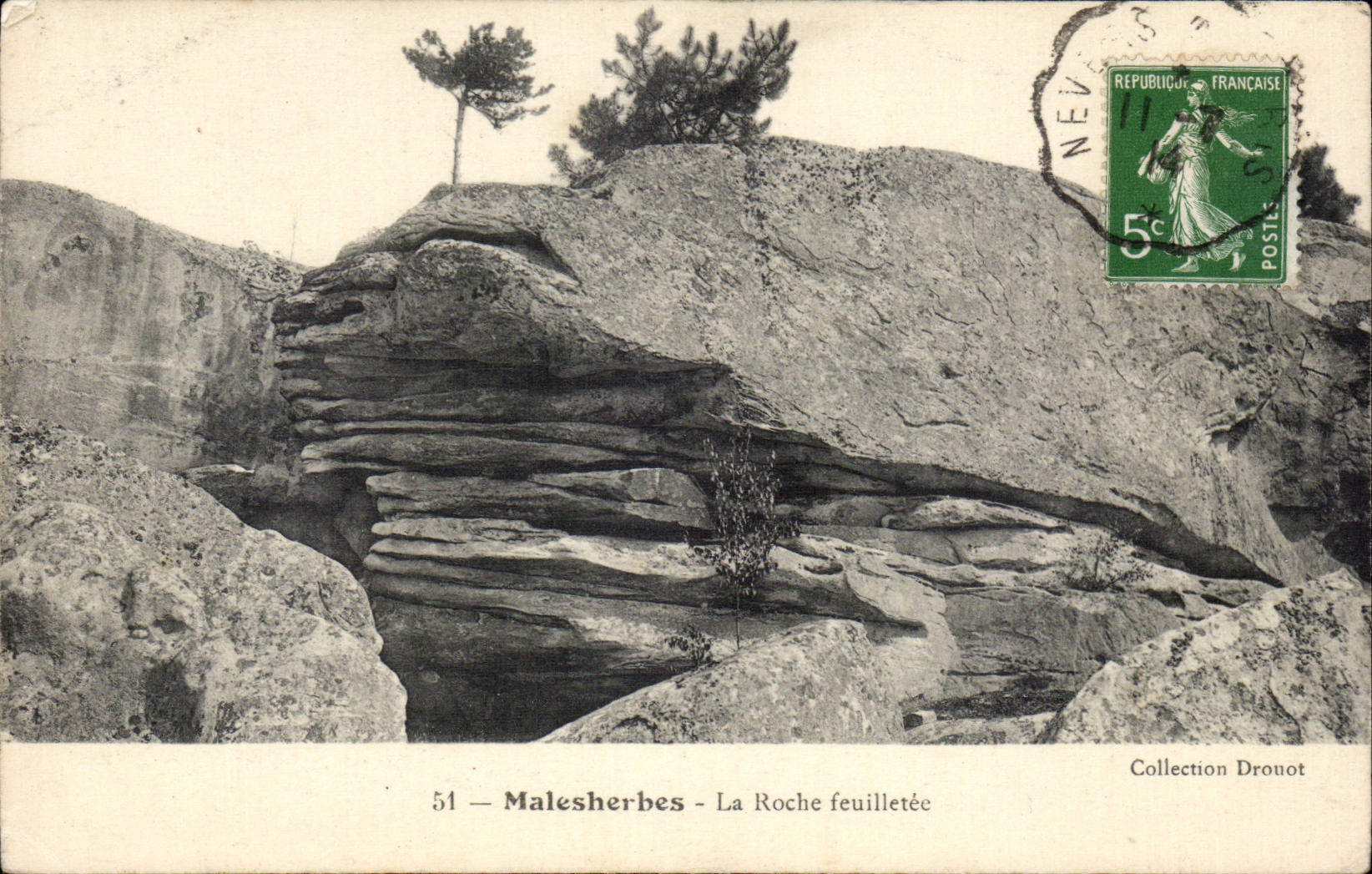 CPA Malesherbes the laminated rock