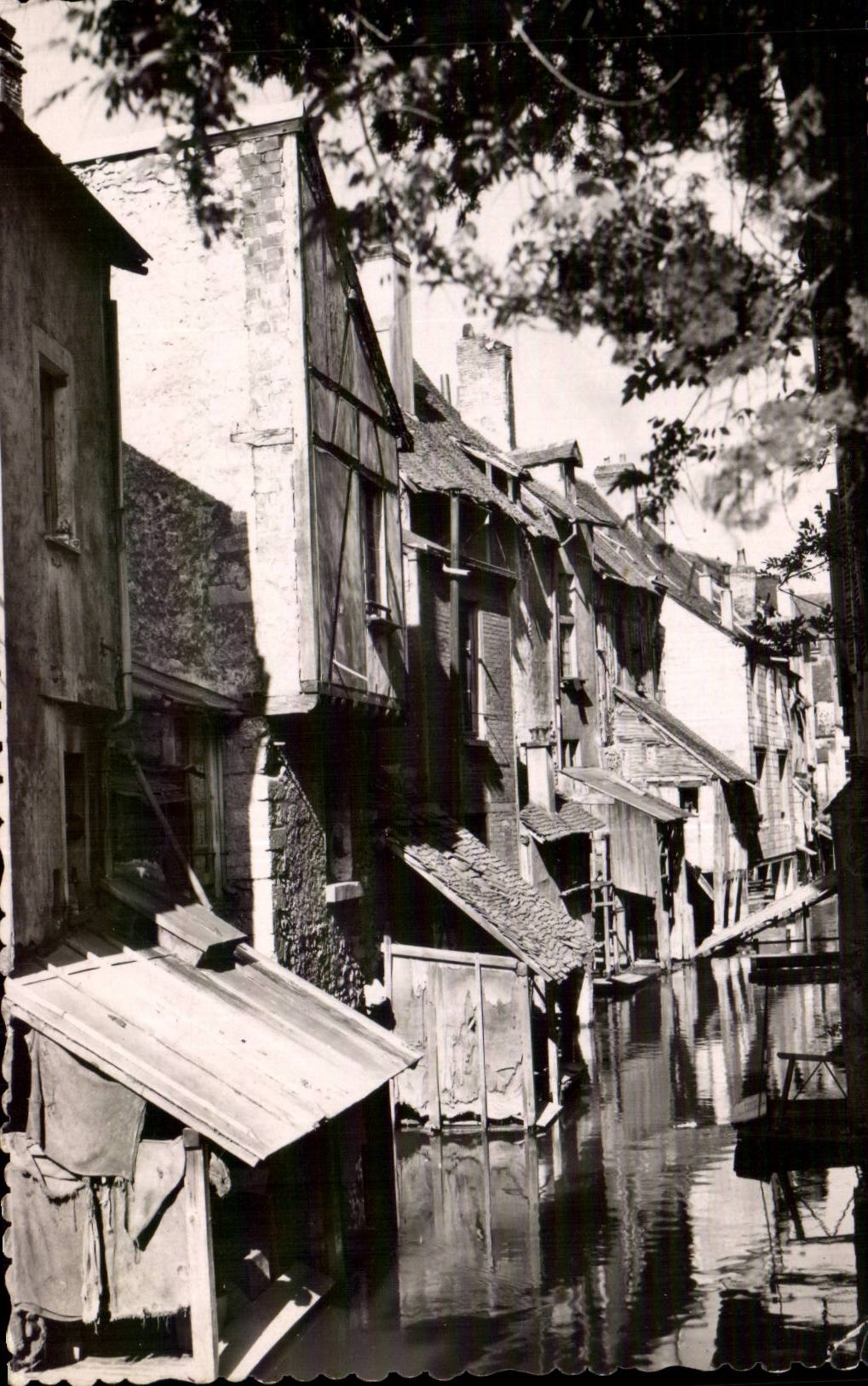 CPSM Montargis alte Strassen auf Wasser