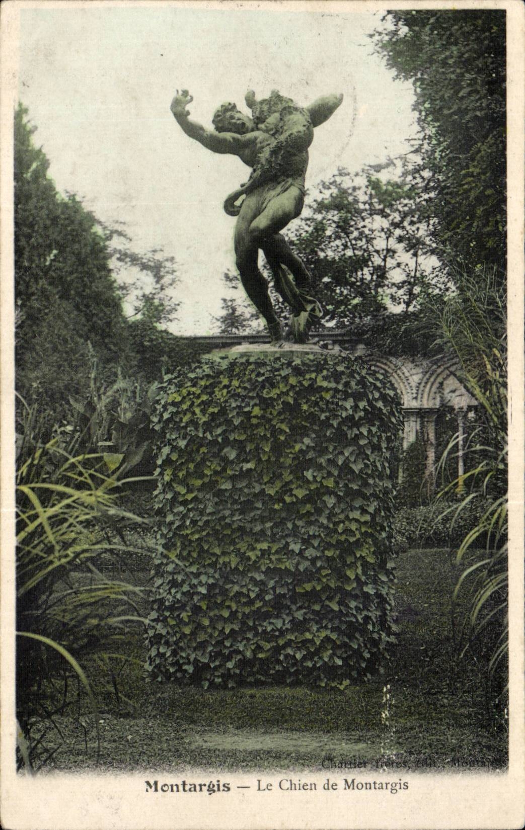 CPA Montargis der Hund von Montargis