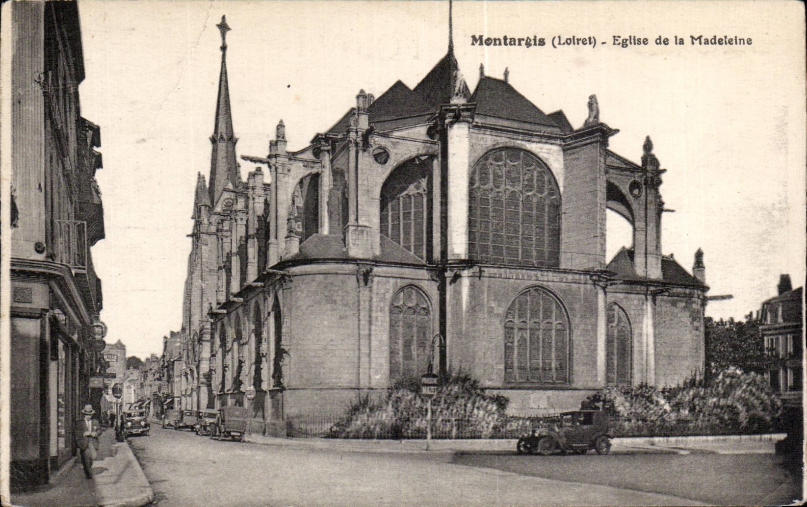 CPA Montargis Kirche des Madeleine
