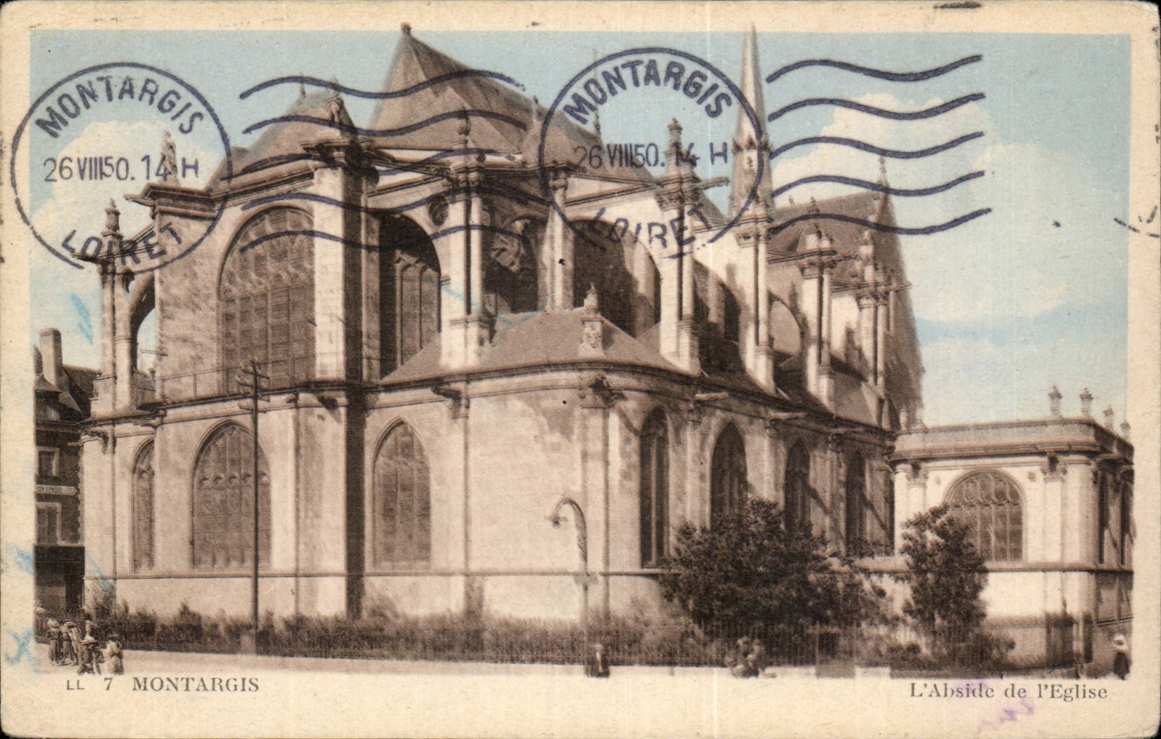 CPA Montargis der Apse der Kirche