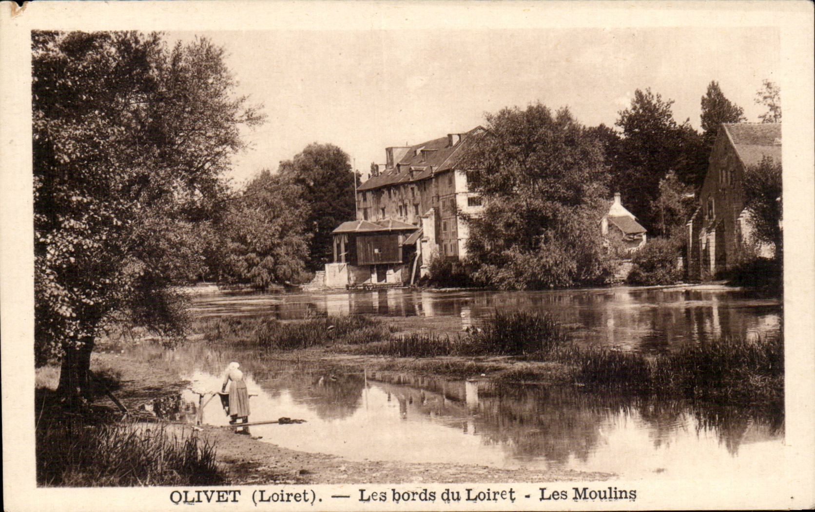 CPA Olivet edges of Loiret mills