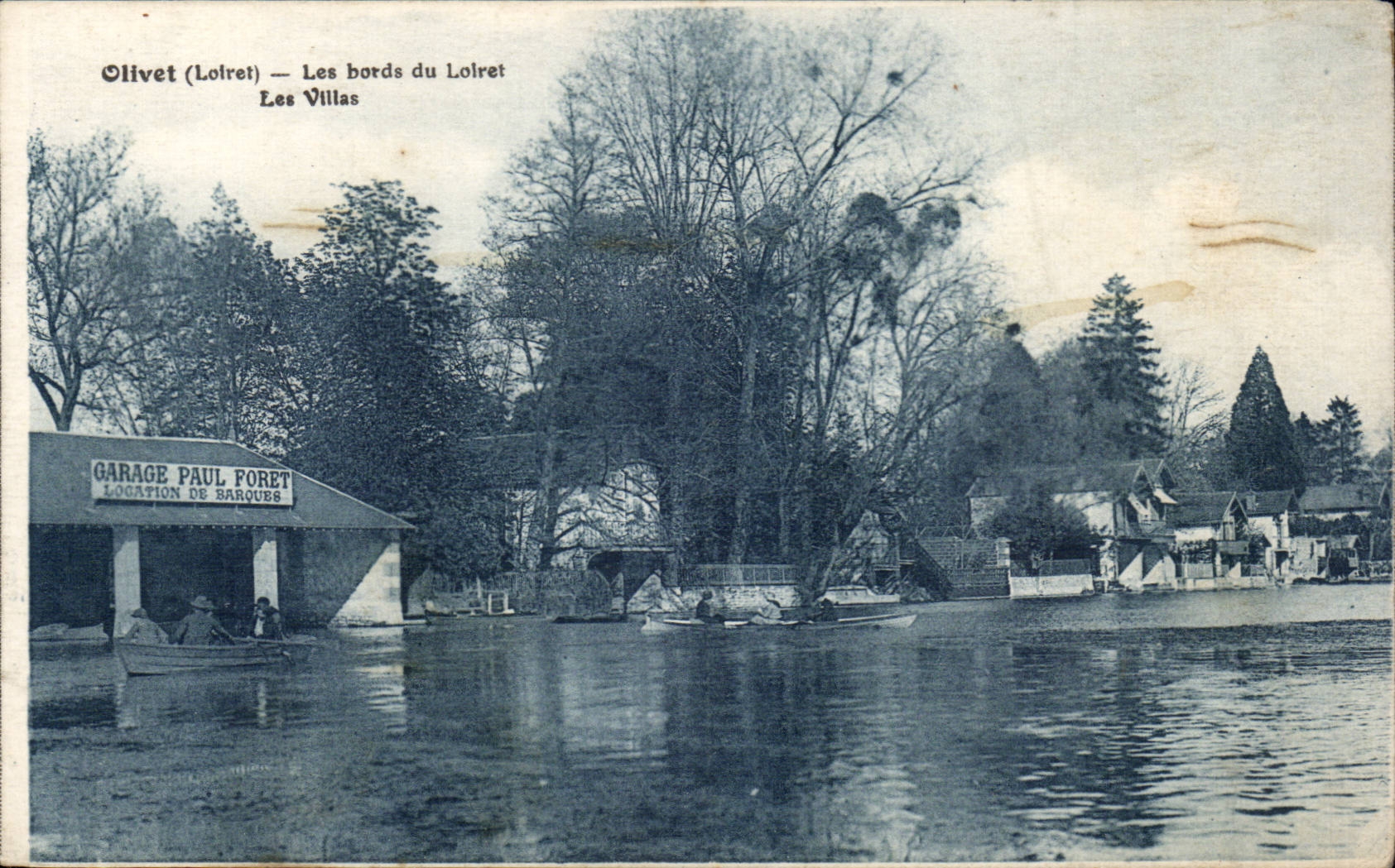 CPA Olivet edges of Loiret the villas Garage Paul Drill