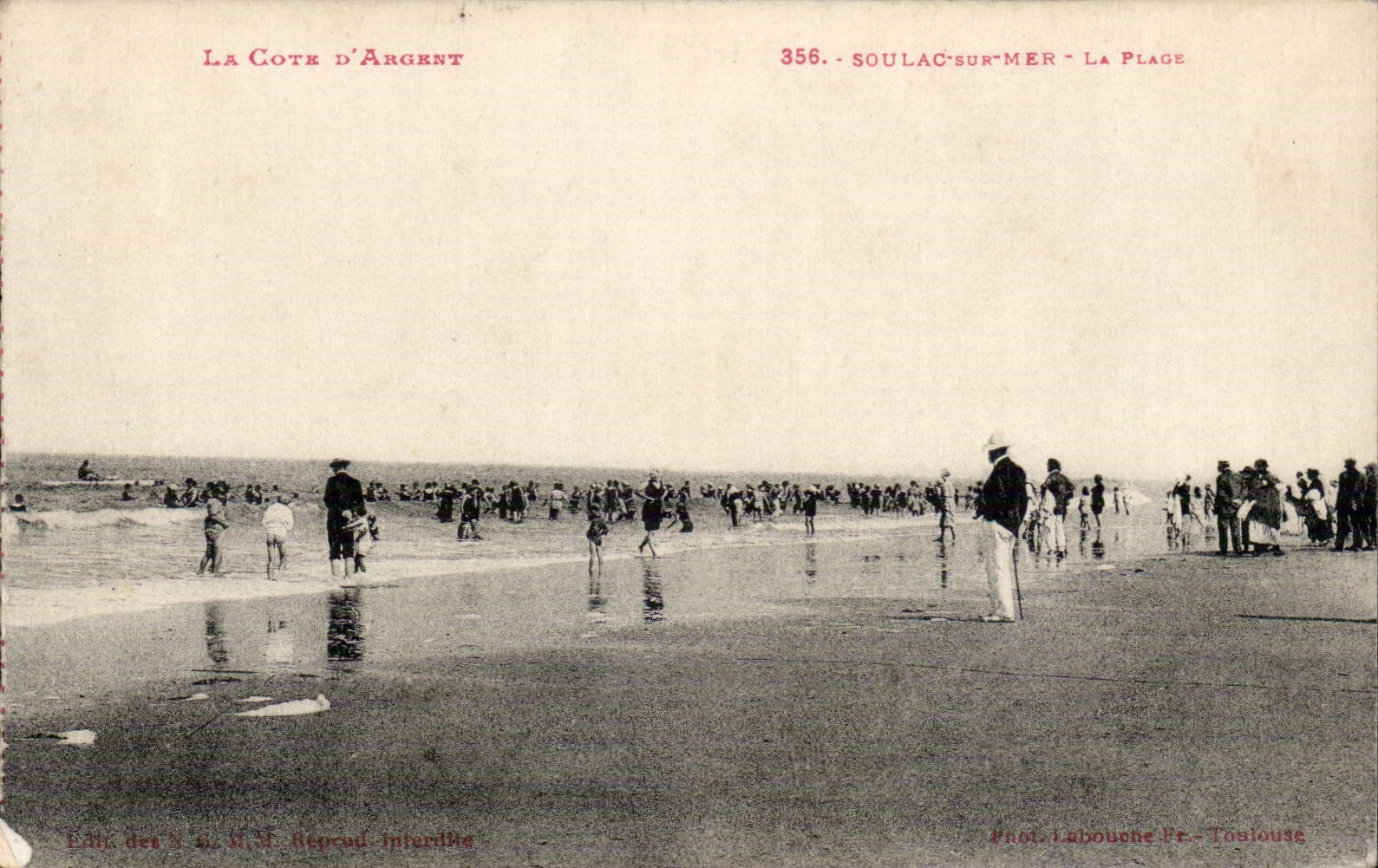 CPA Soulac on Sea the beach