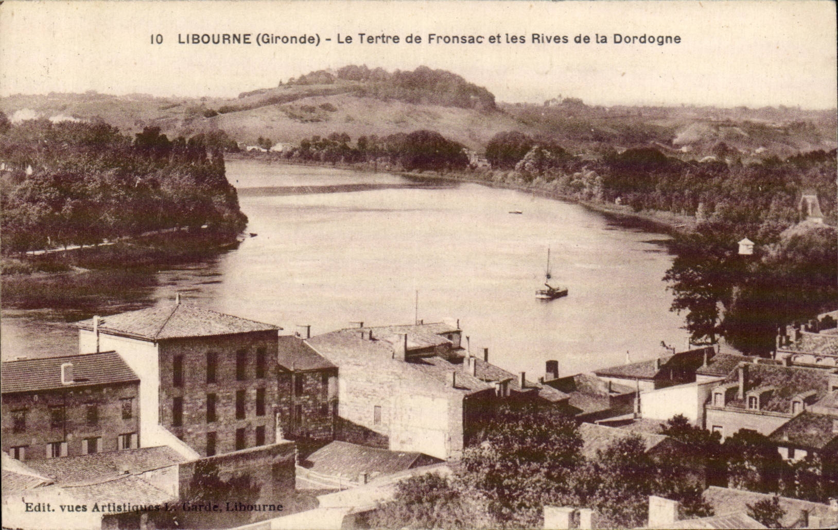 CPA Libourne Boden von Fronsac und Banke des Dordogne