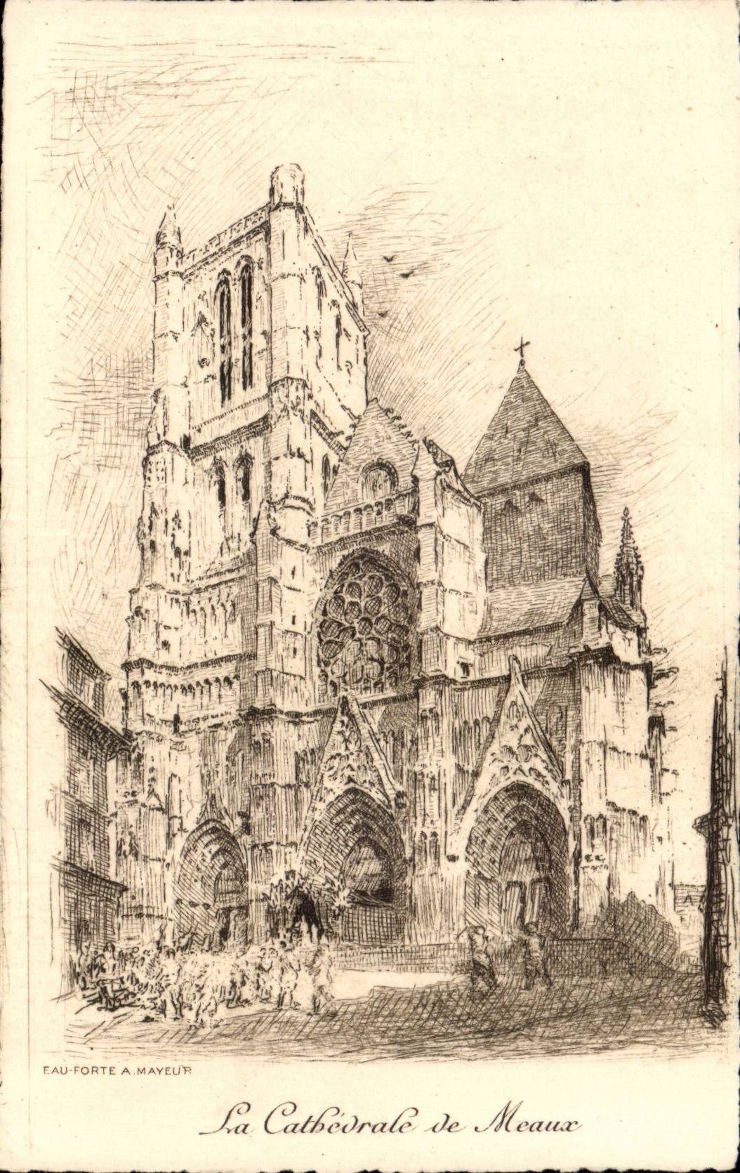 CPA die Kathedrale von Meaux