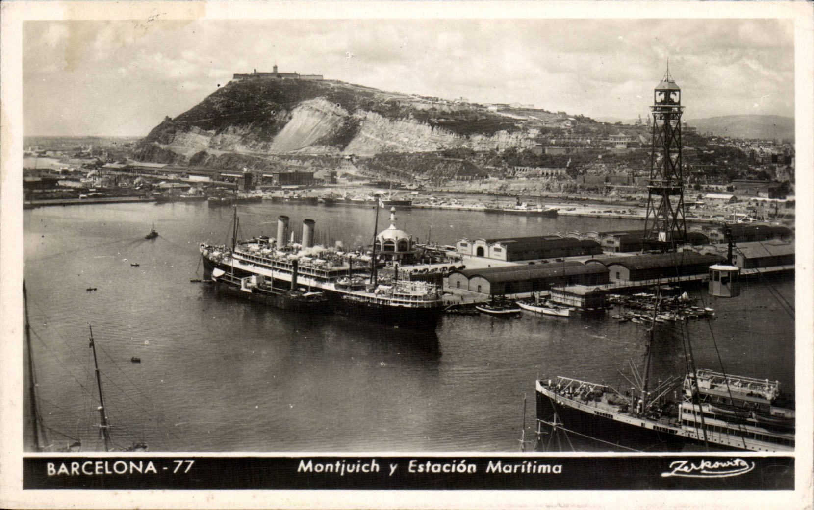 CPA Spain Spain Espana Exposicion Barcelona Montjuich there Estracion Maritima