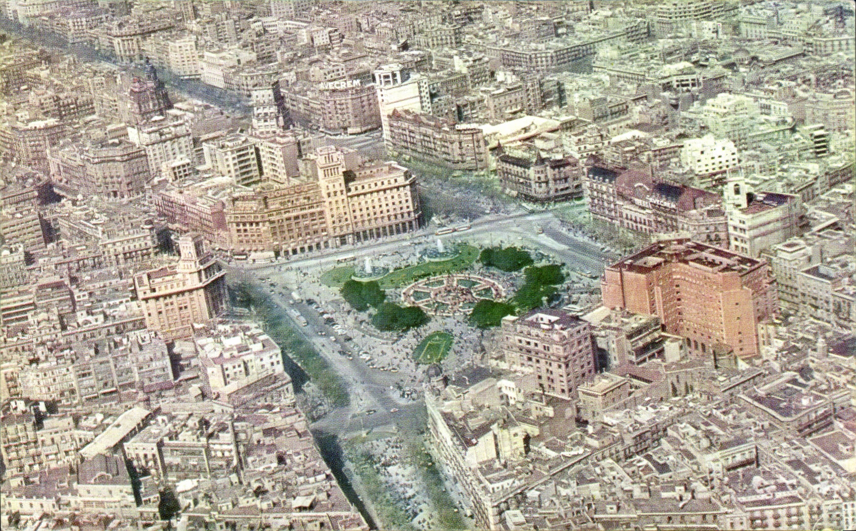 CPSM Spain Spain Espana Barcelona Plaza de Cataluna