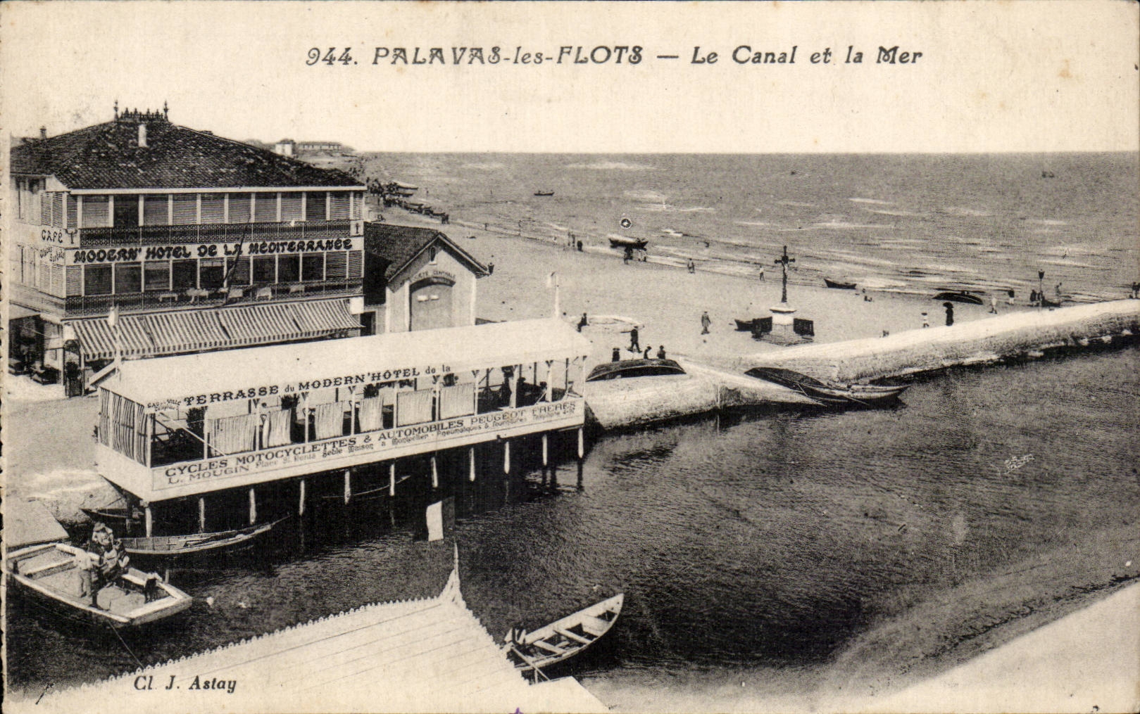 CPA Palavas floods the canal and sea