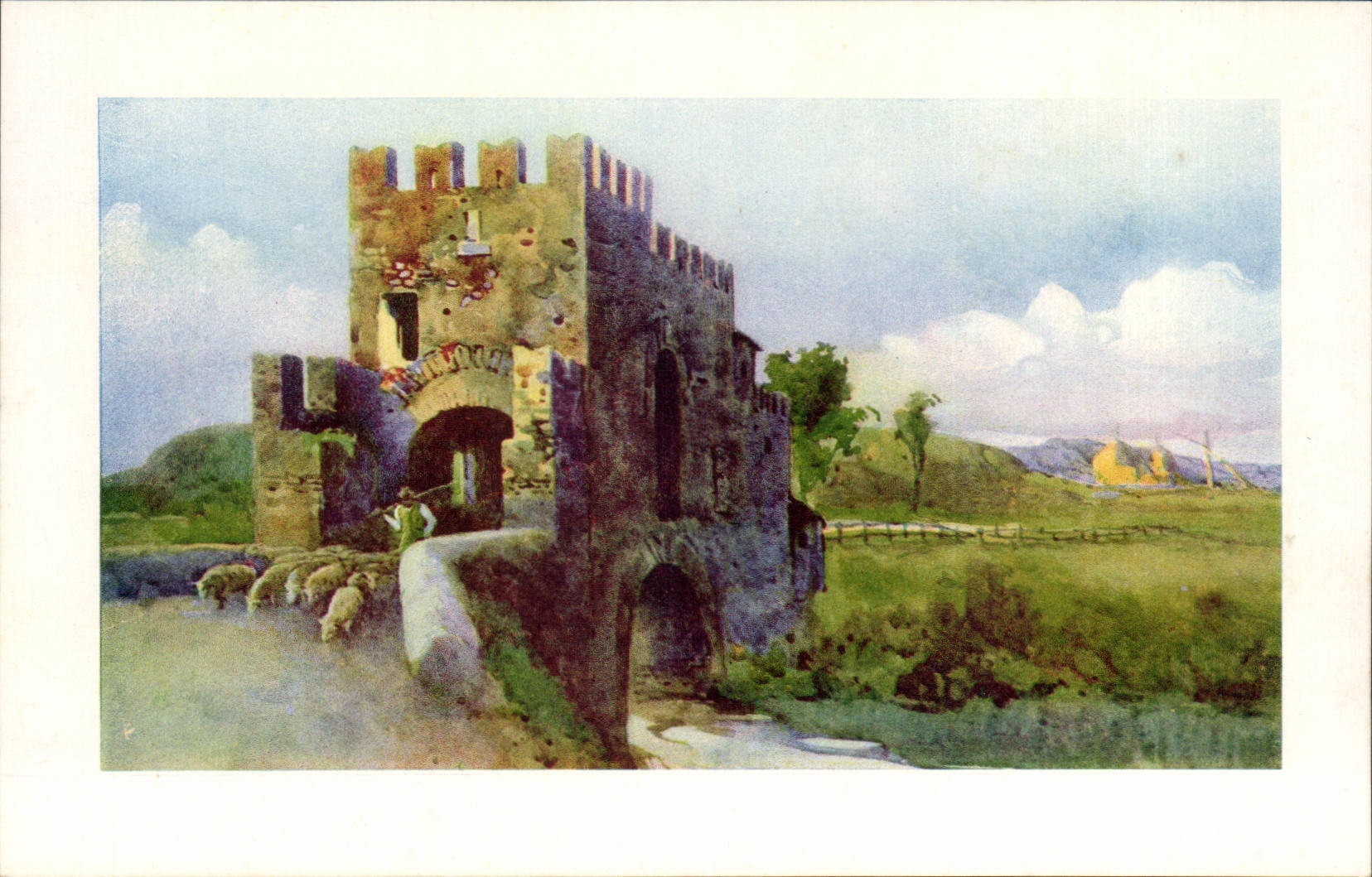 CPA Italien Italien Rom einflussreiche Person Nomentano