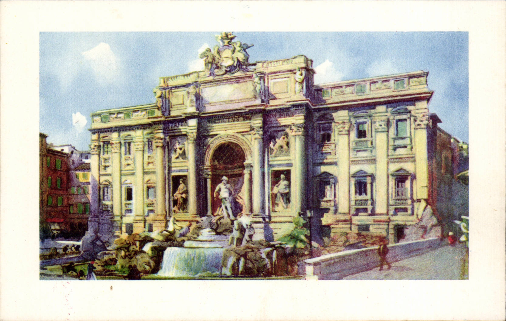 CPA Italien Italien Rom Fontana di Trevi