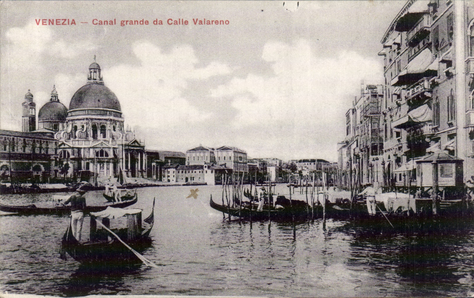 CPA Italy Italia Venezia Canal large da Calle Valareno