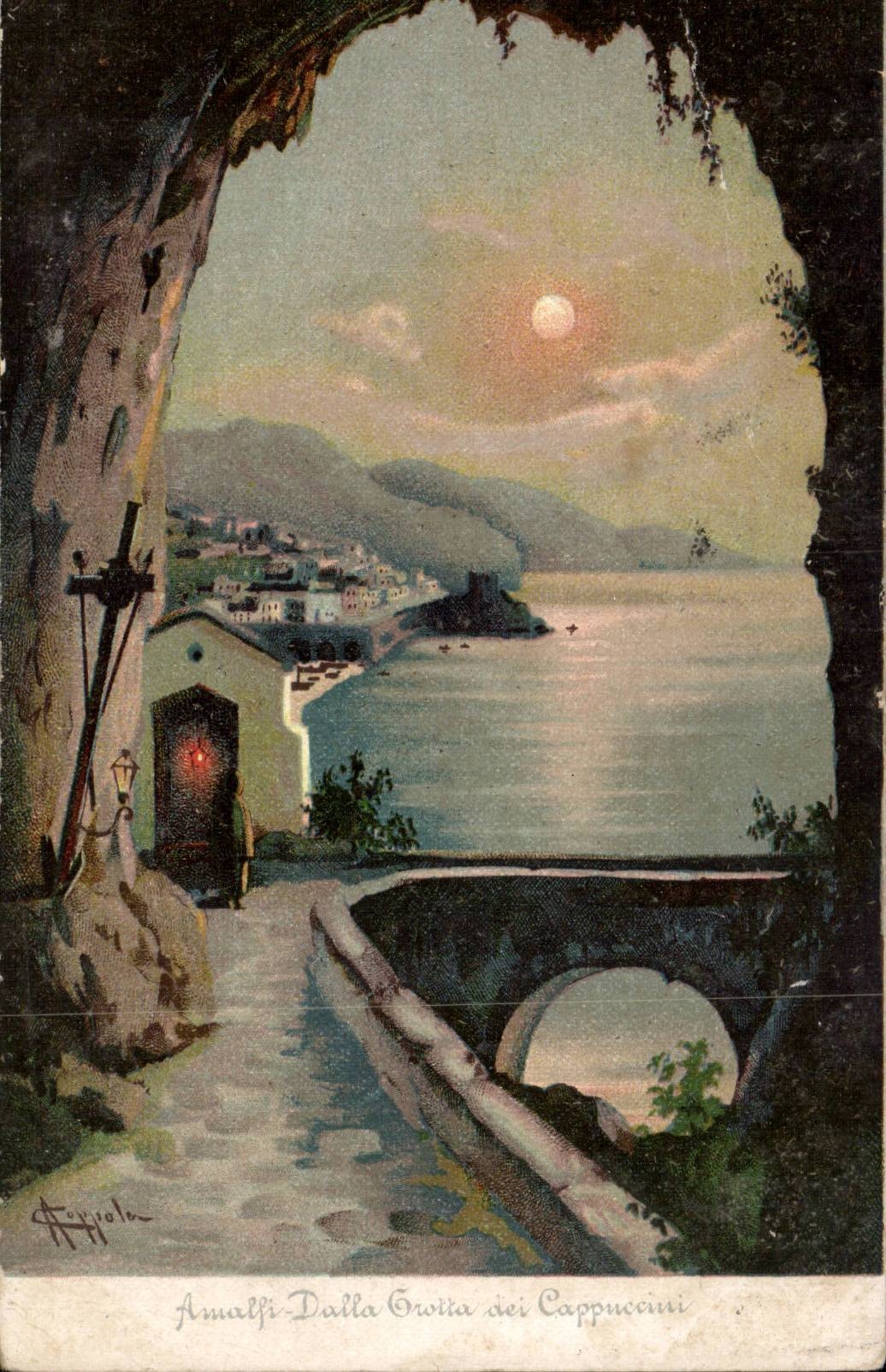 CPA Italia Italia Amalfi pavimento el dei CAppucini de Grotta