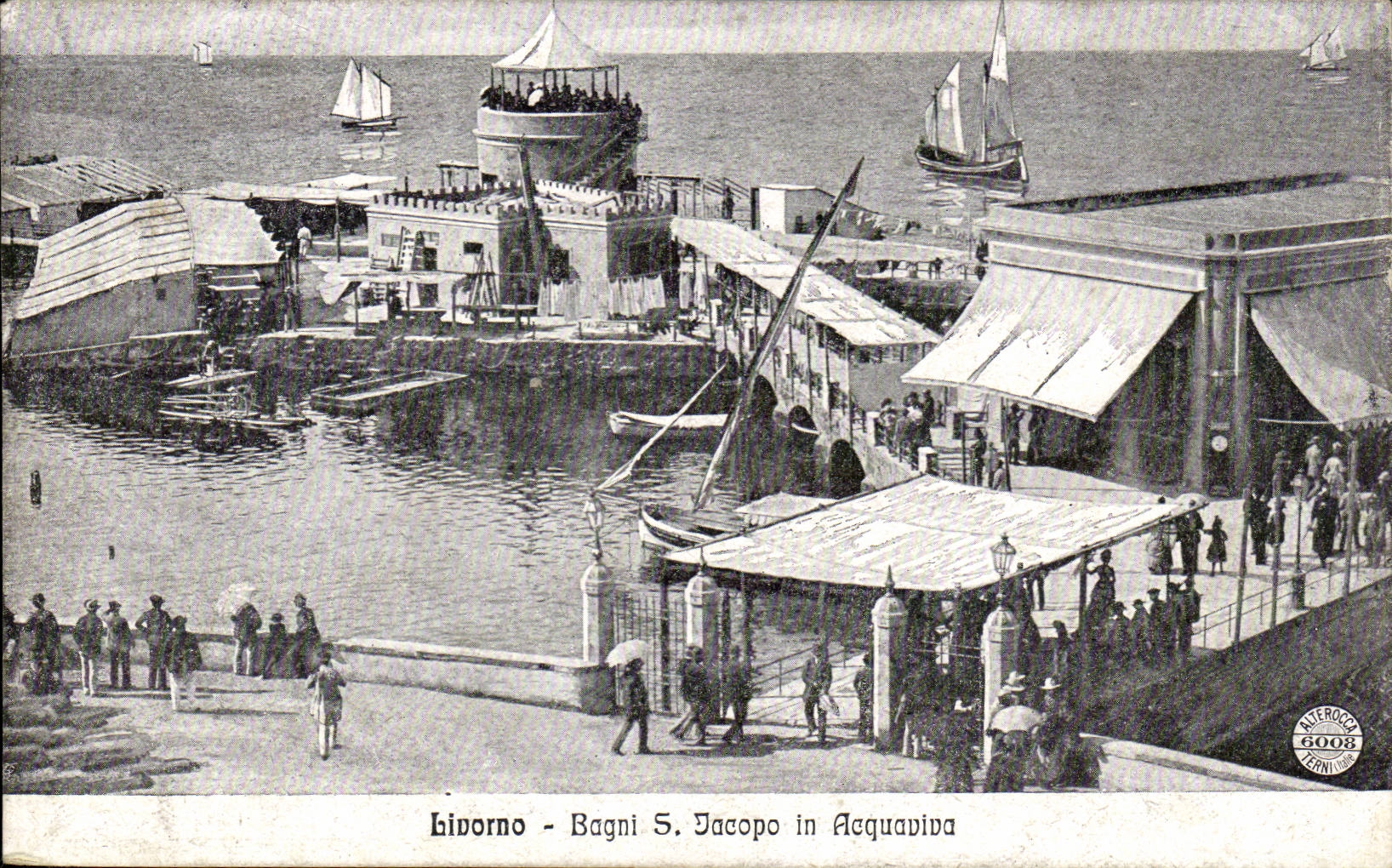 Italia - Italy - Italy - Livorno - Bagni S Jacopa - CPA