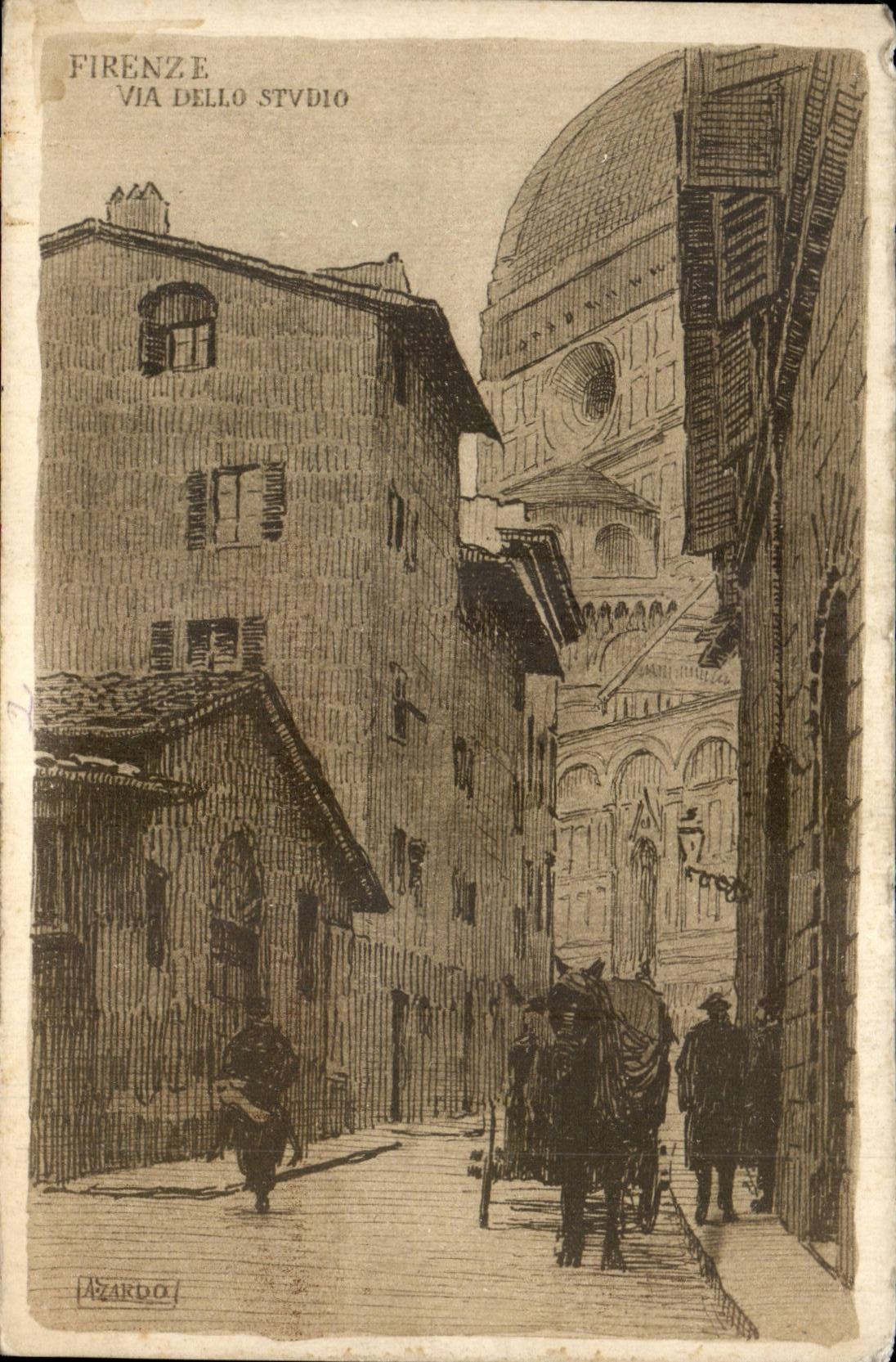 Italia - Italy - Italy - Firenze - Florence - Via Dello - CPA