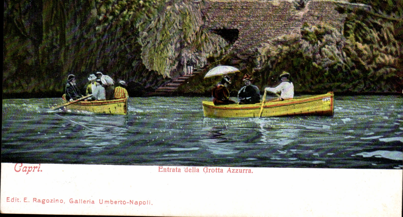 Italia - Italy - Italy - Capri Entrata della Grotta - CPA