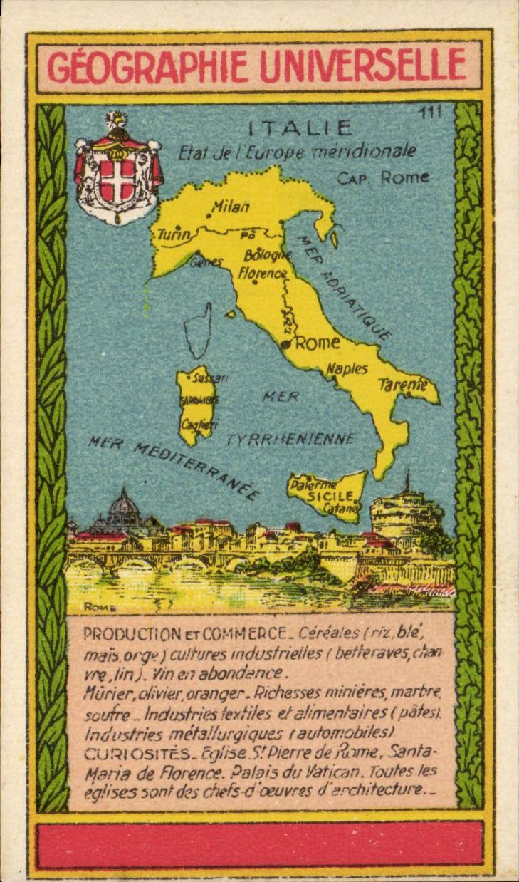 Italia - Italy - Italy - Universal Geography - CPA