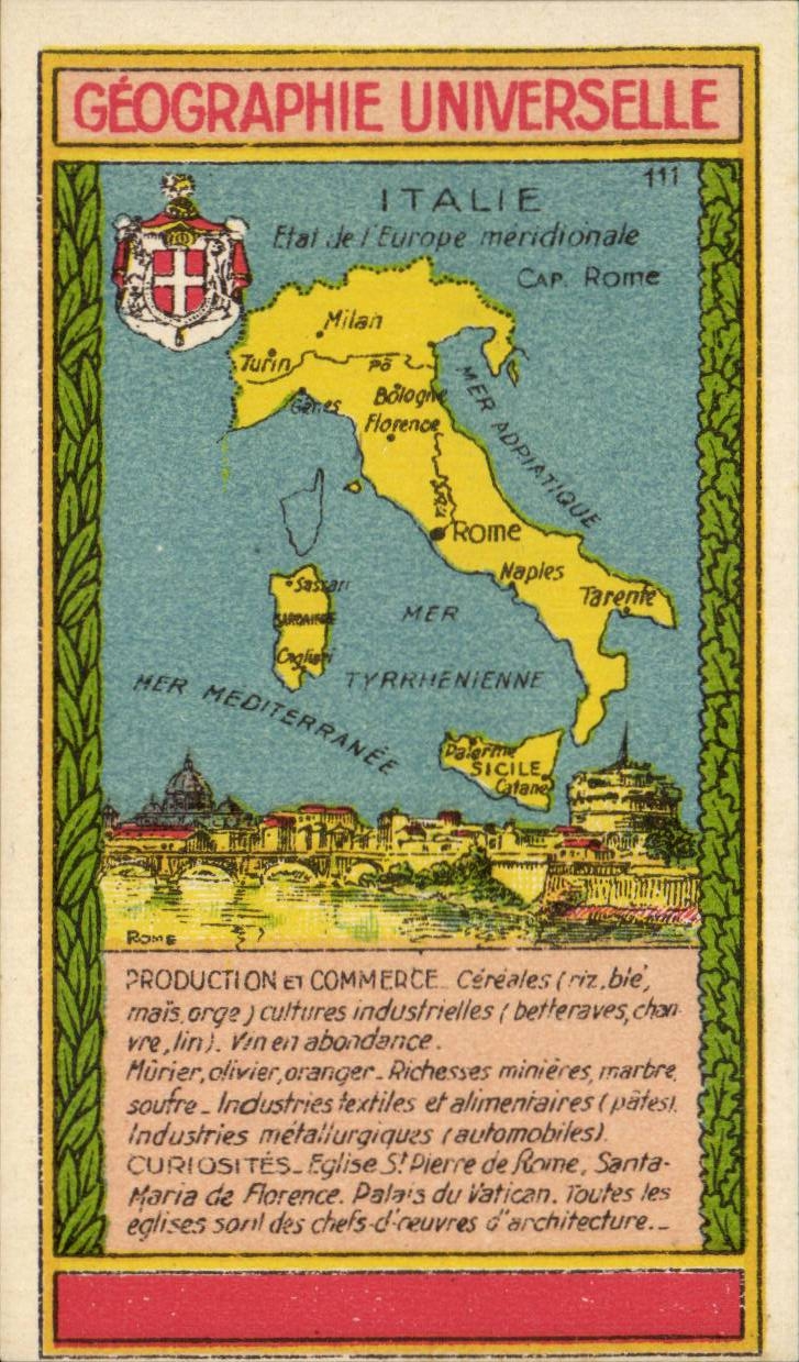 Italia - Italy - Italy - Universal Geography - CPA