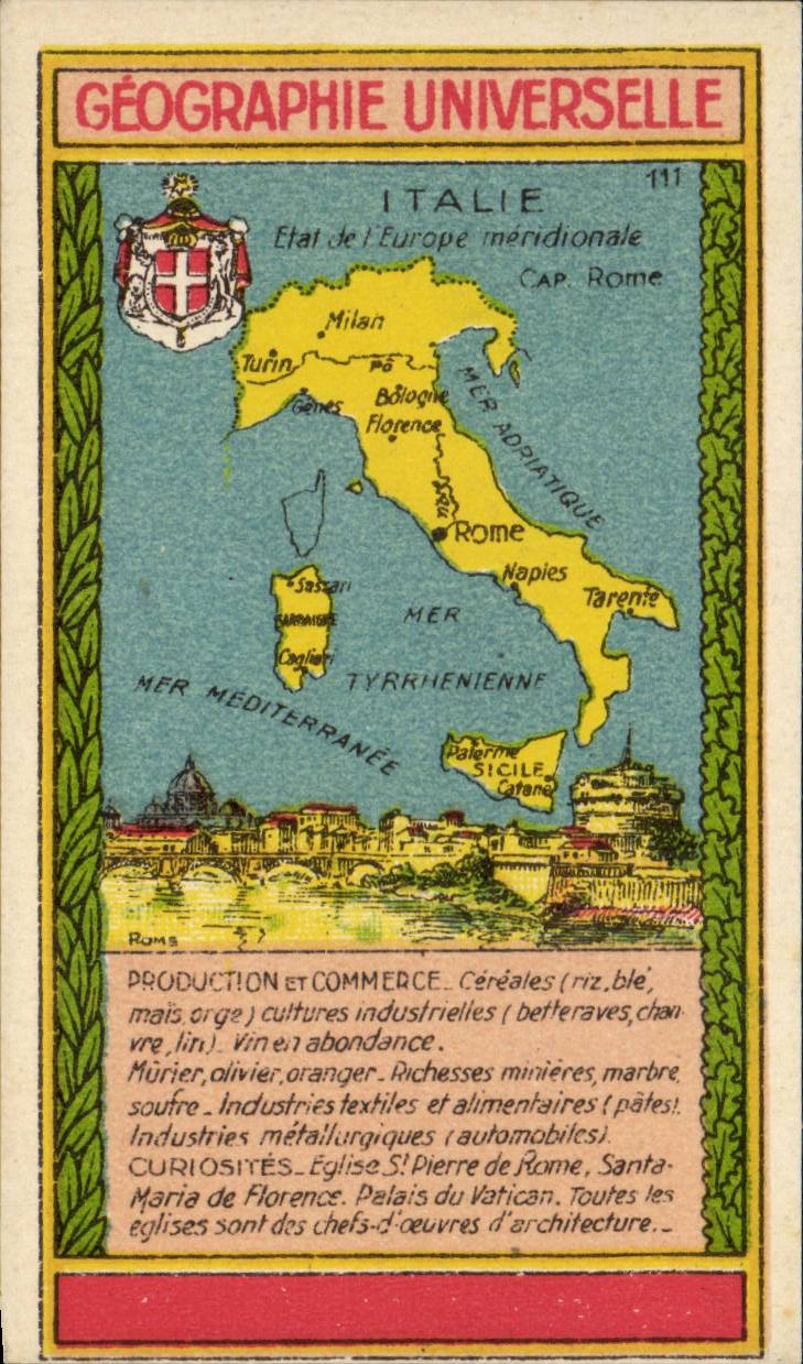 Italia - Italy - Italy - Universal Geography - CPA