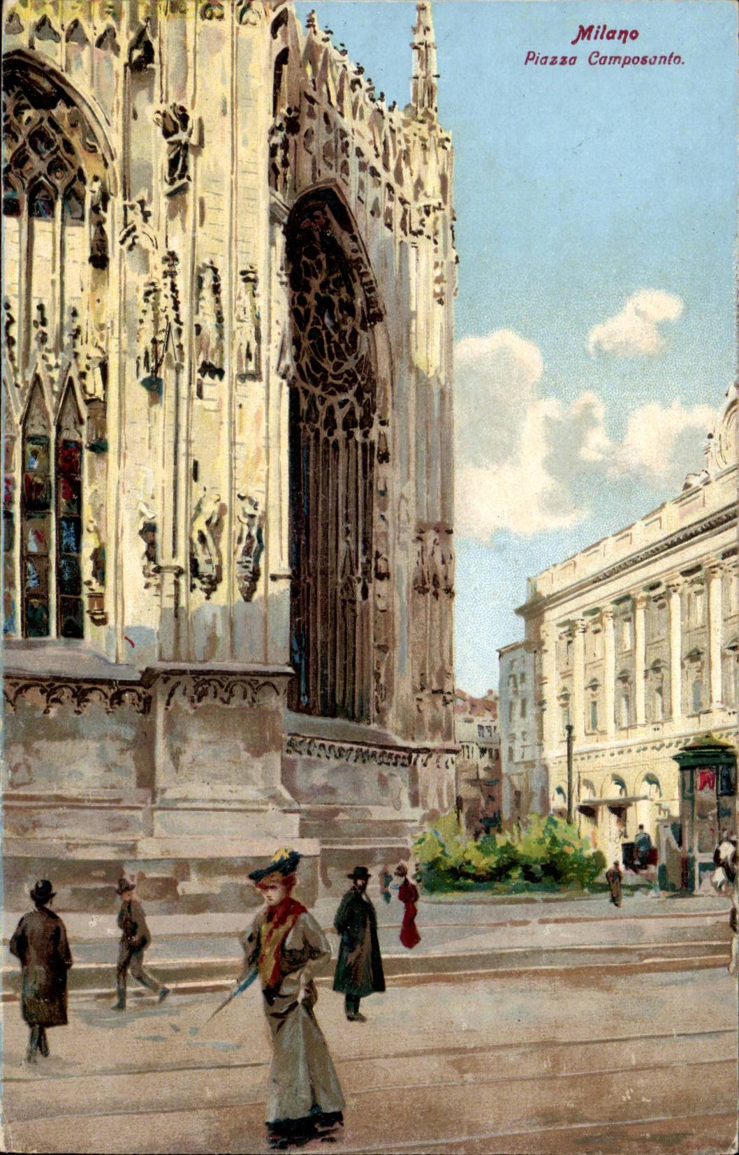 Italia - Italy - Italy - Milan - Milano - Piazza Composanto - CPA