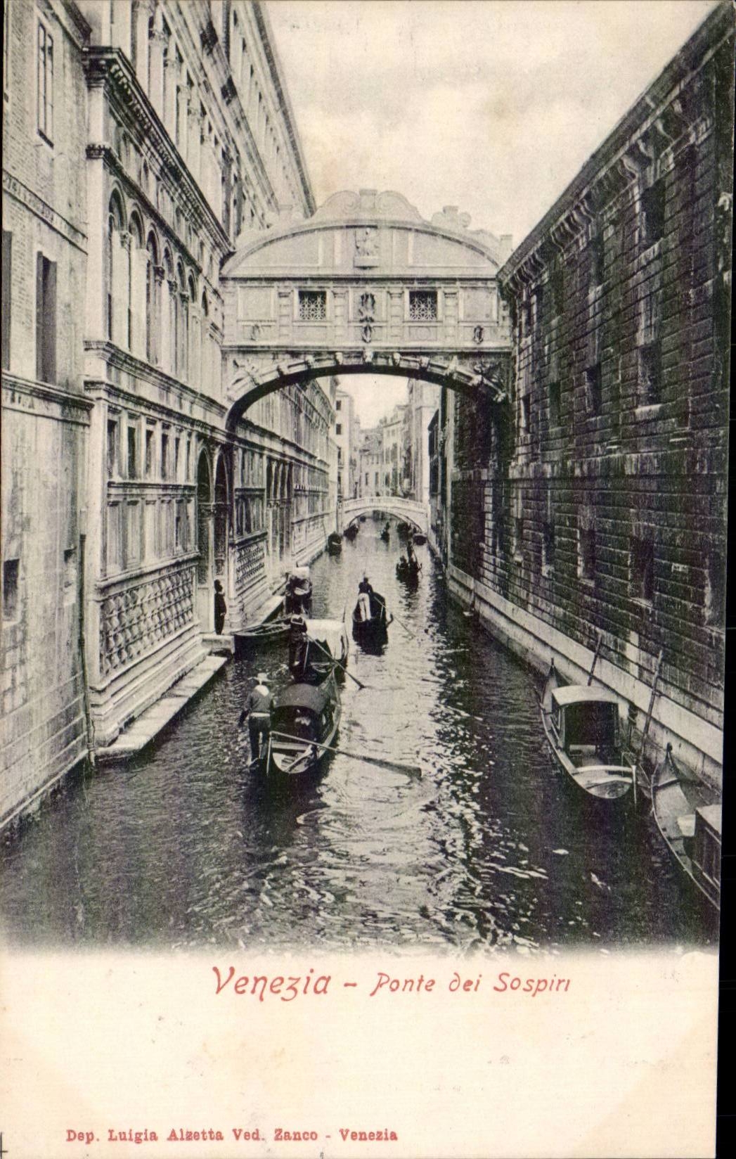 Italia - Italy - Italy - Venice - Venezia - Laying dei Sospiri - CPA