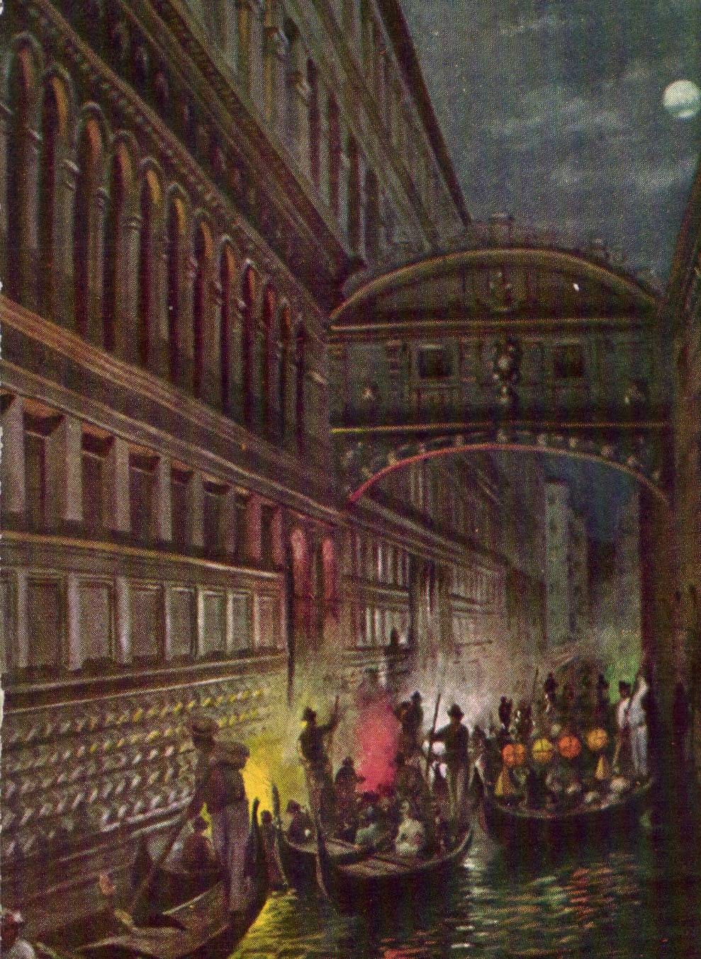 Italia - Italy - Italy - Venice - Venezia - Laying dei Sospiri - CPA