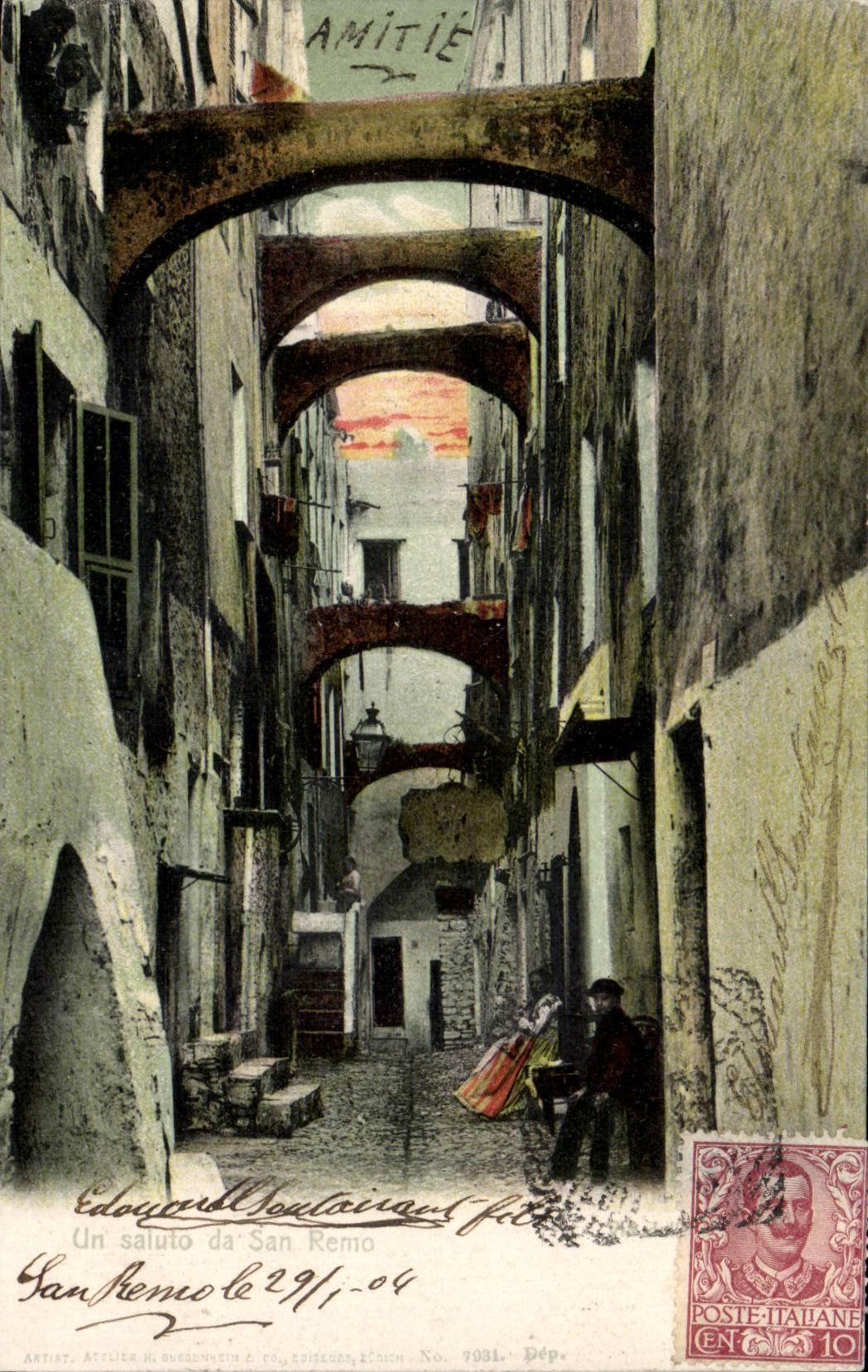 Italia - Italy - Italy - San Remo - Saluto - CPA