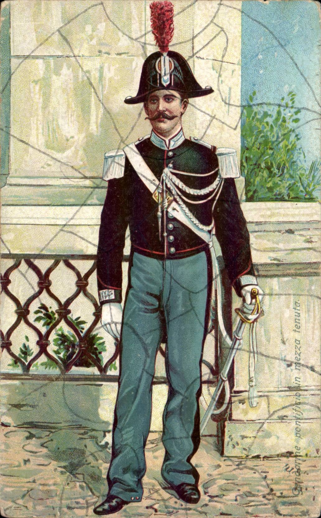 Vatican el protector de Italia - de Italia - de Italia - - CPA