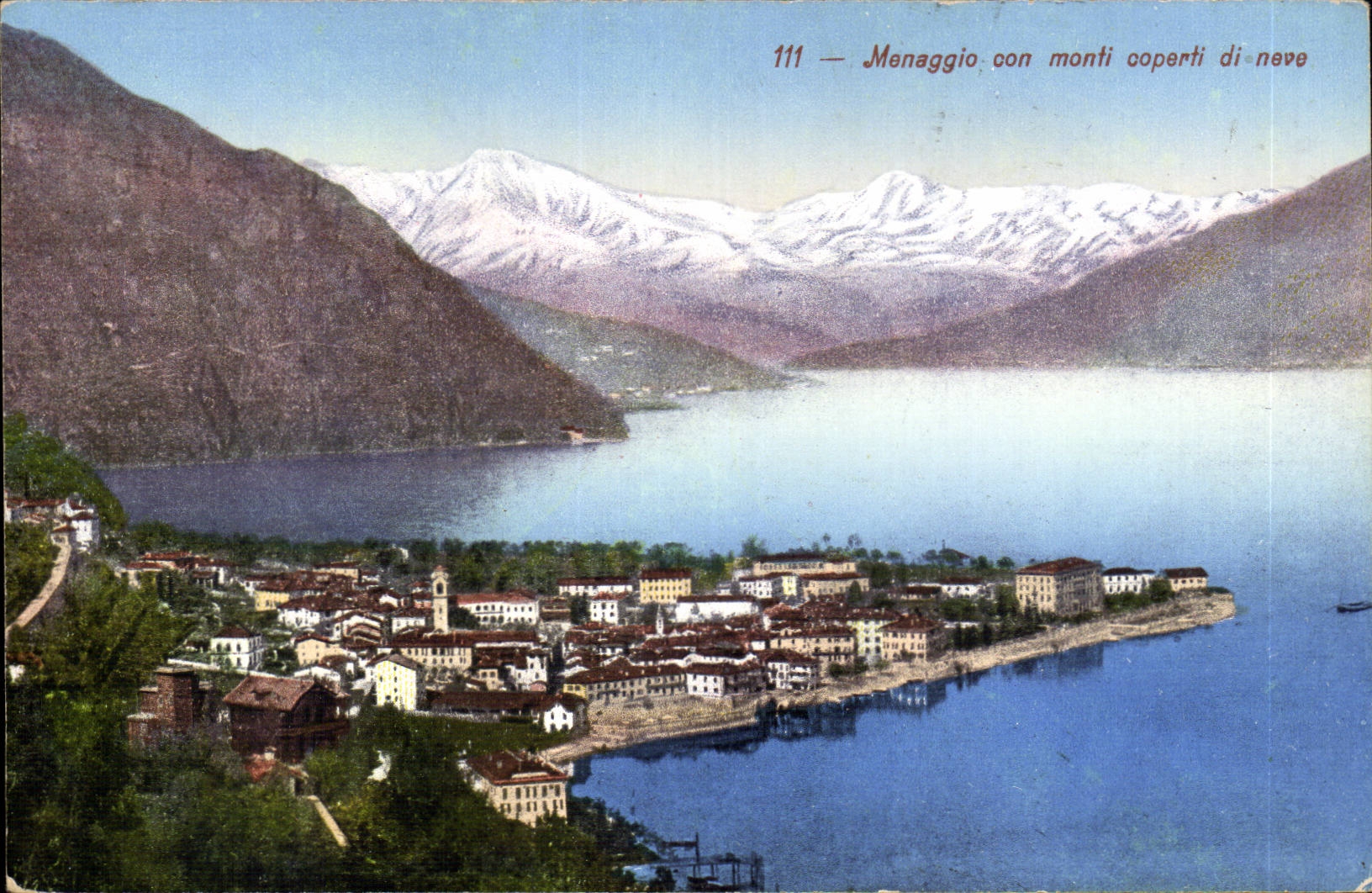 Italia - Italy - Italy - Menaggio idiot monti - CPA