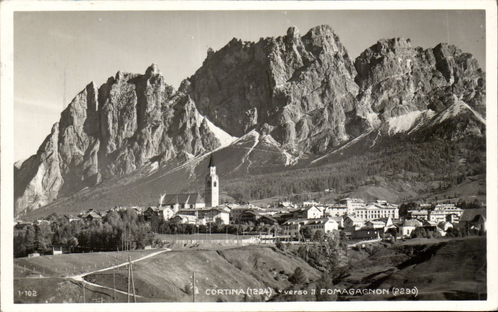 Italia - Italy - Italy - Cortina it Pomagagnon - CPA