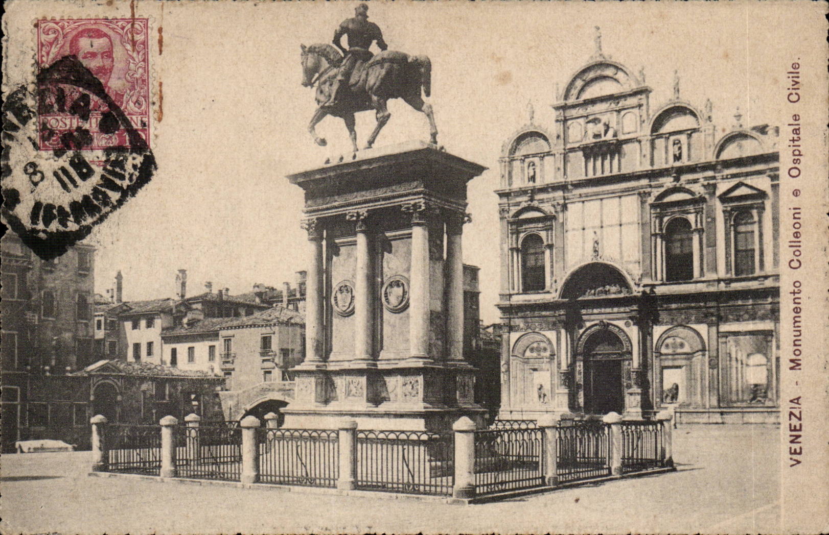 Italia - Italy - Italy - Venice - Venezia - Monumento Colleoni - CPA