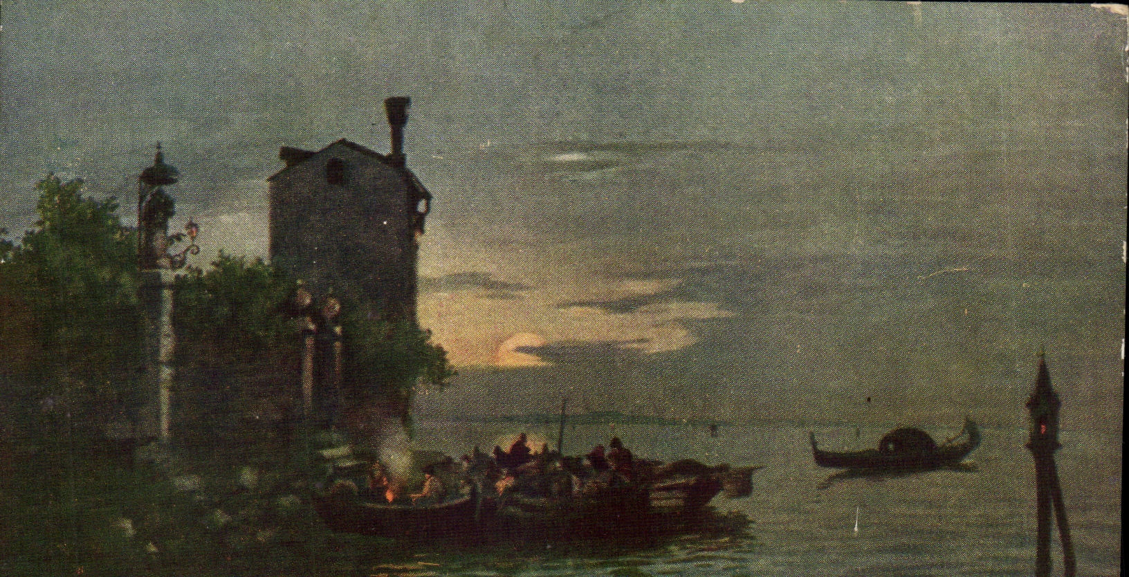 Italia - Italy - Italy - Venice - Venezia - Laguna - Bragozzi - CPA