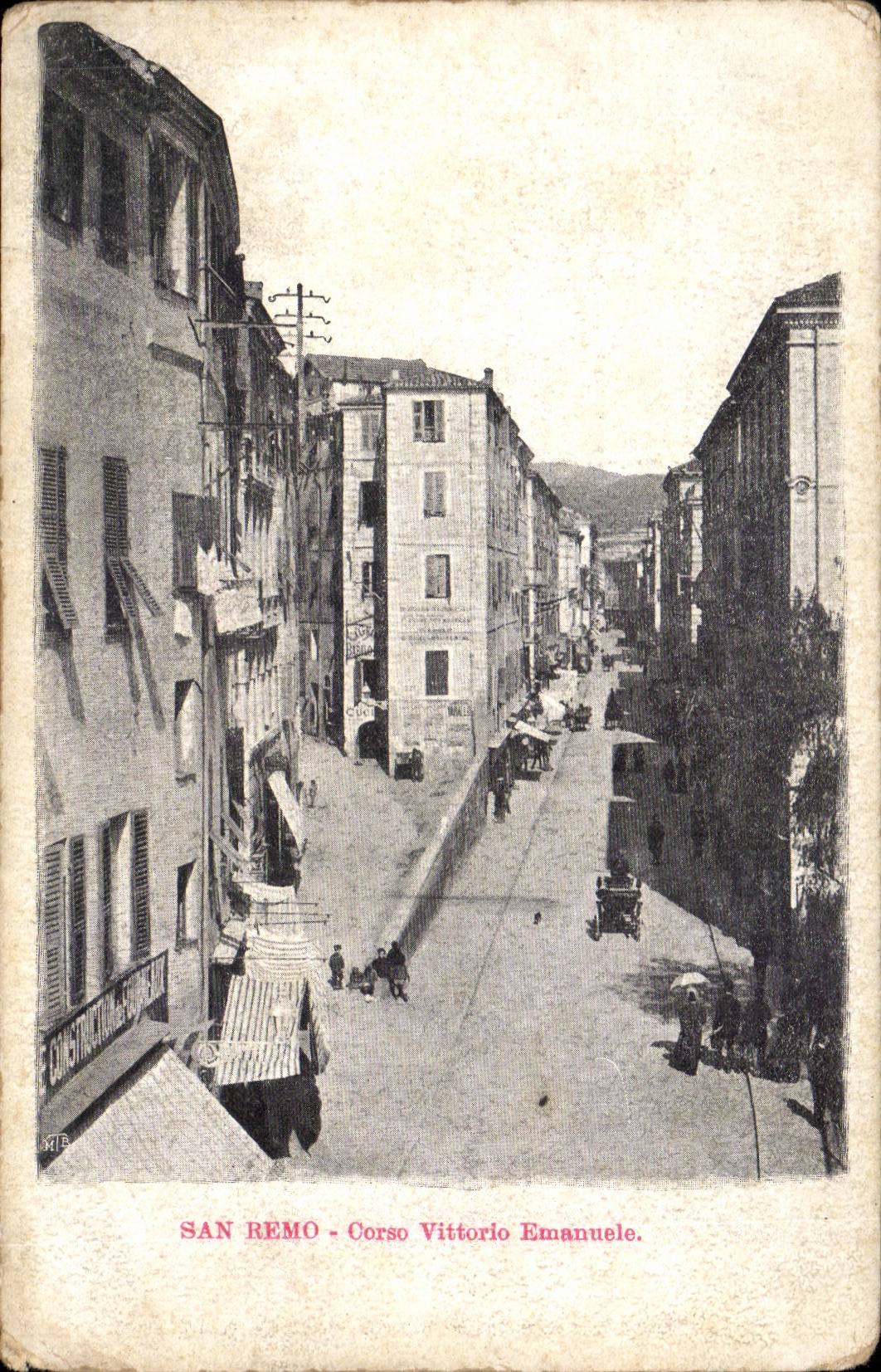 Italia - Italy - Italy - San Remo - Corso Vittorio Emmanuele - CPA