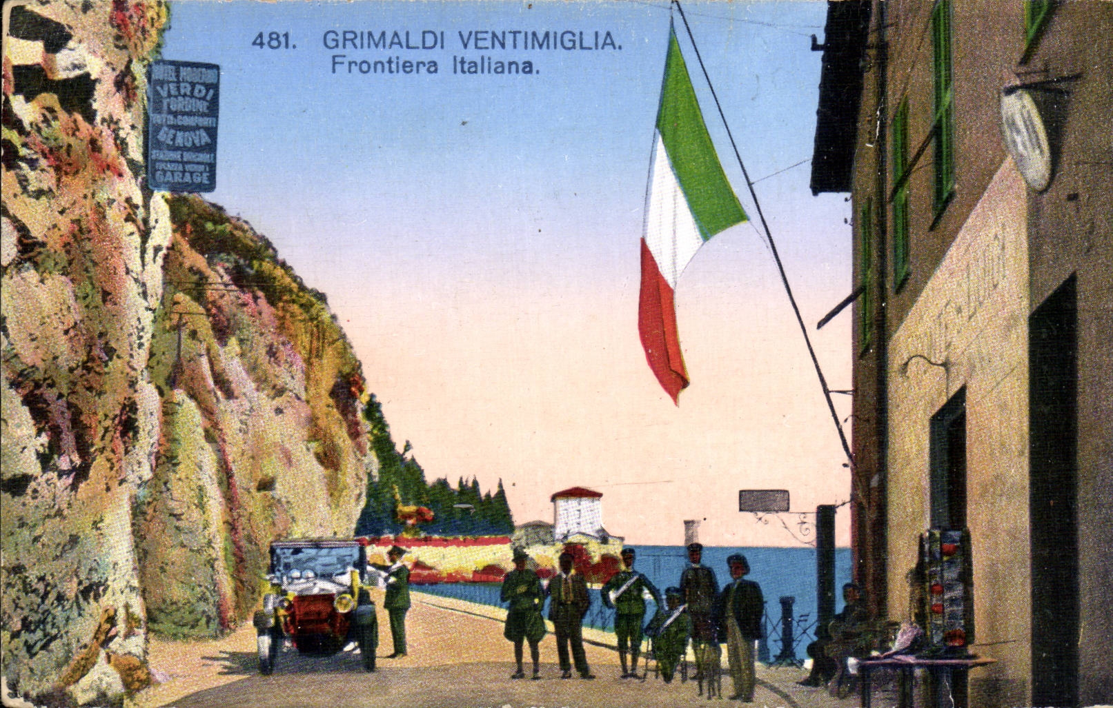 Italia - Italy - Italy - Grimaldi Ventimiglia - Frontiera Italiana - CPA