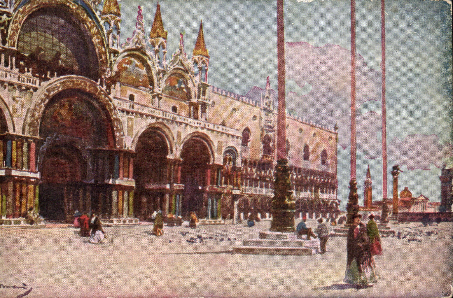 Italia - Italy - Italy - Venice - Venezia - Piazza E Chiesa S Marco - CPA