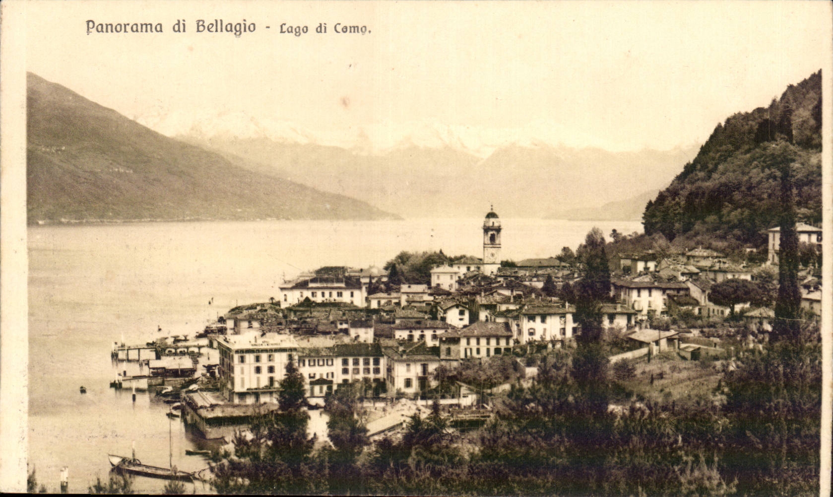 Italia - Italy - Italy - Lago di Como - Panorama di Bellagio - CPA