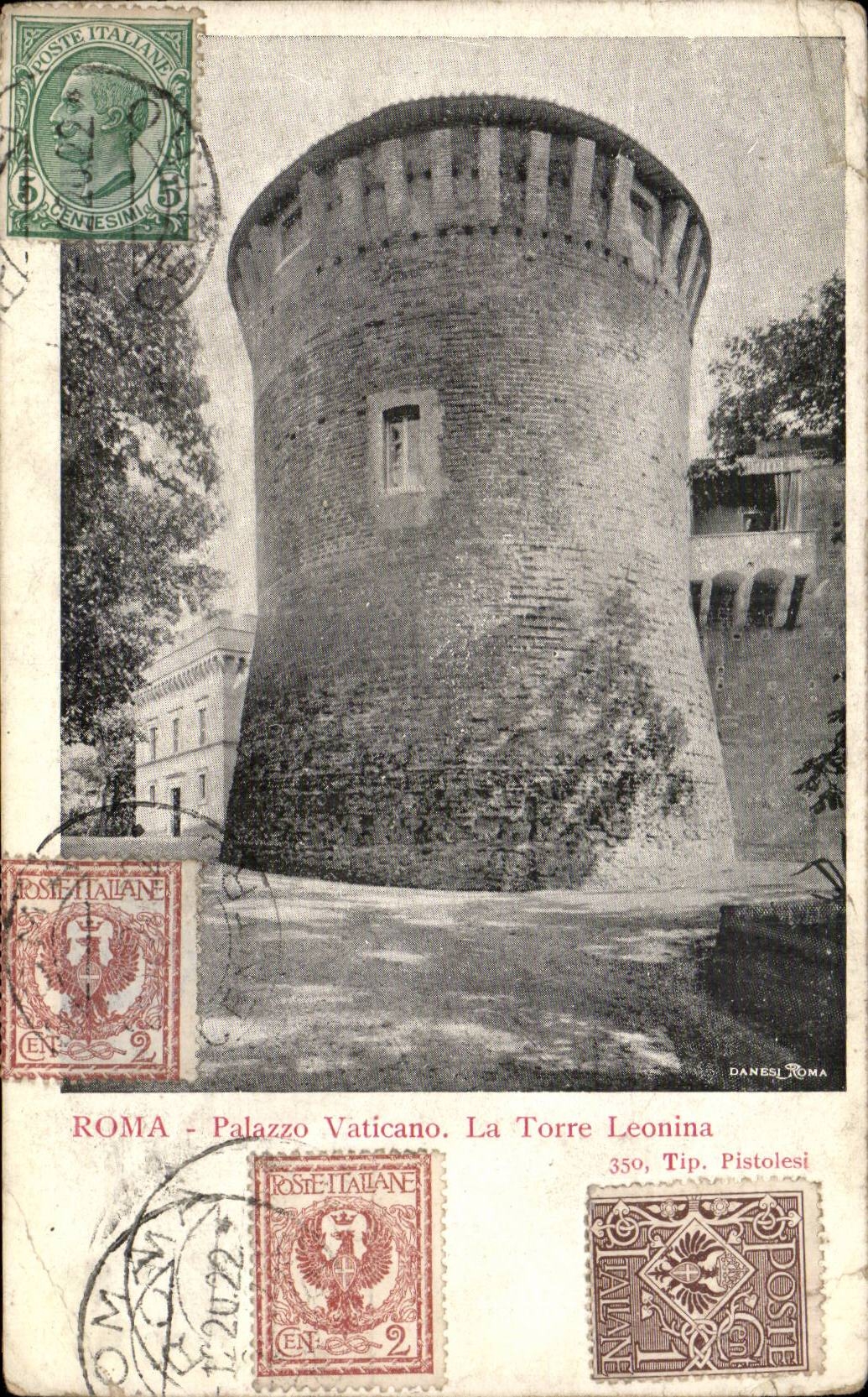 Italia - Italy - Italy - Roma - Rome - Palazzo Vaticano Torre Leonina - CPA