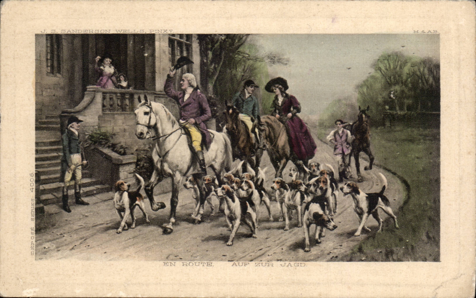 CPA Chasse has On the way court Sanderson Weills Chiens Dogs