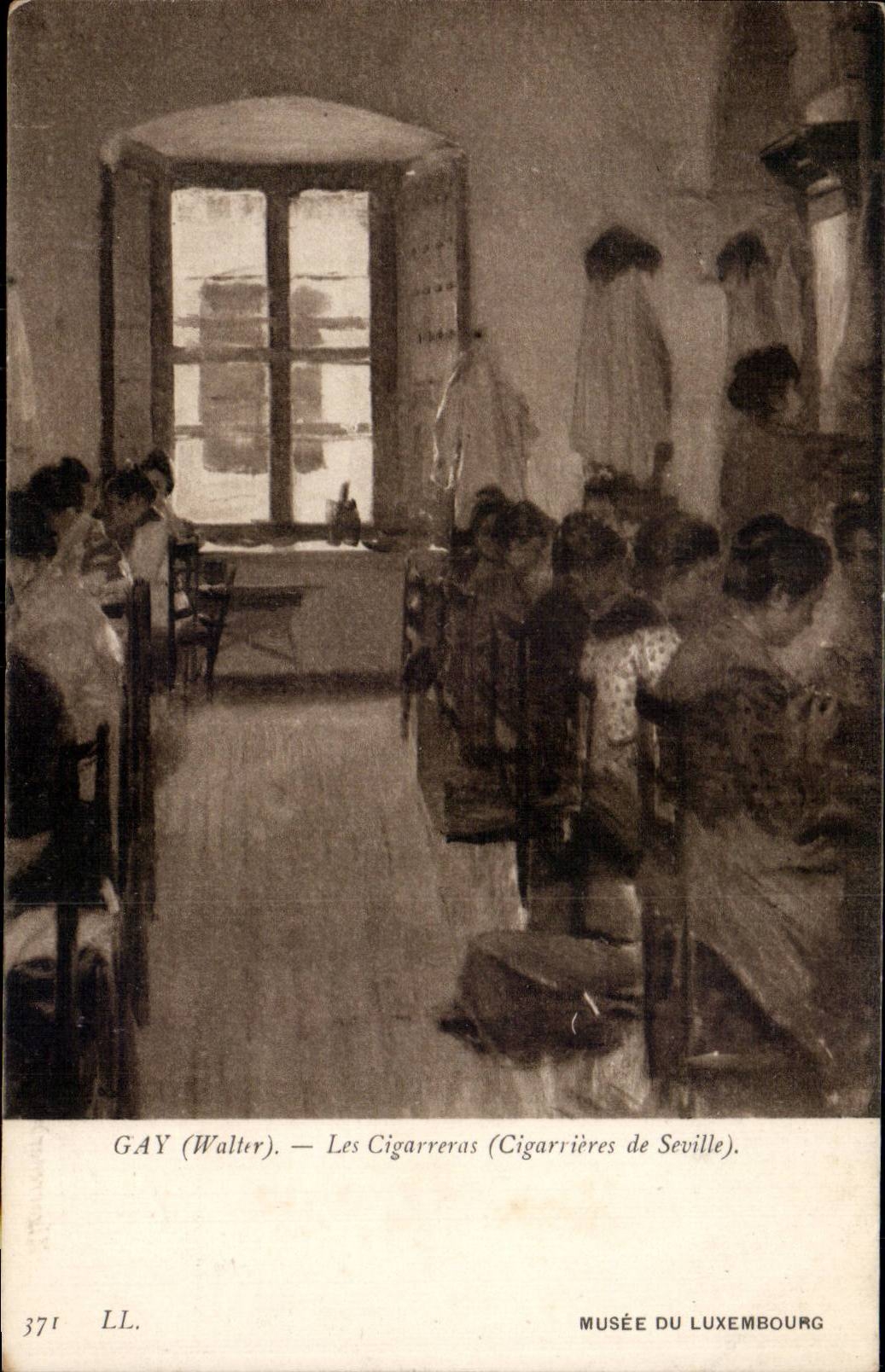 CPA Walter Gay Les Cigarreras Cigarrieres de Seville Metier